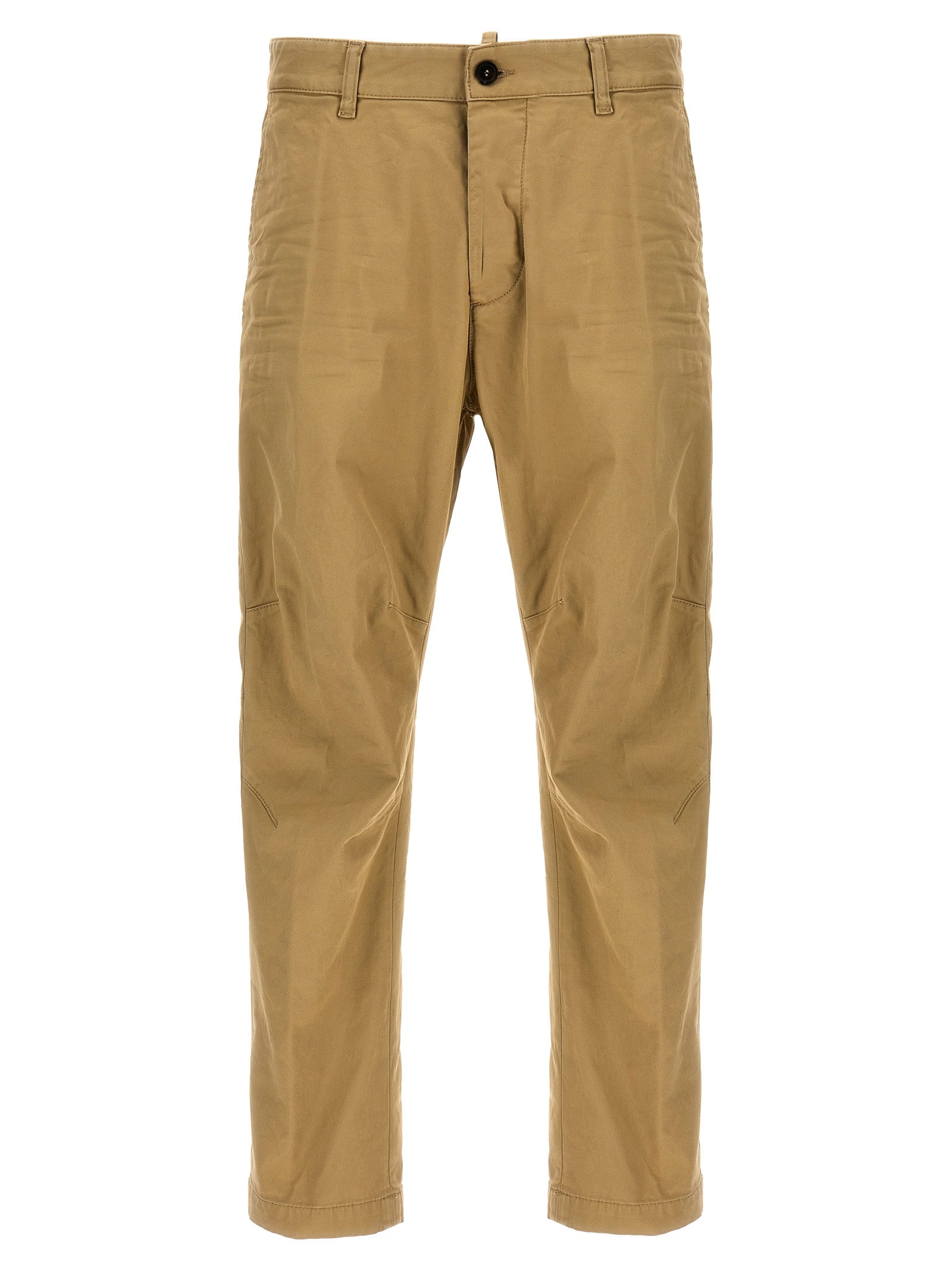 Dsquared² Beige Cotton Chino Pants