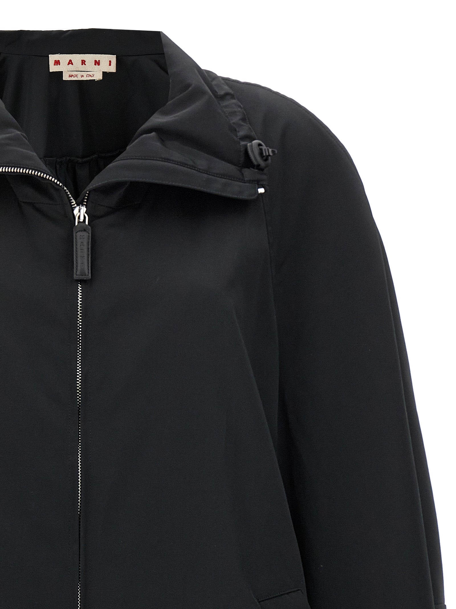 Marni Black Polyester Parka