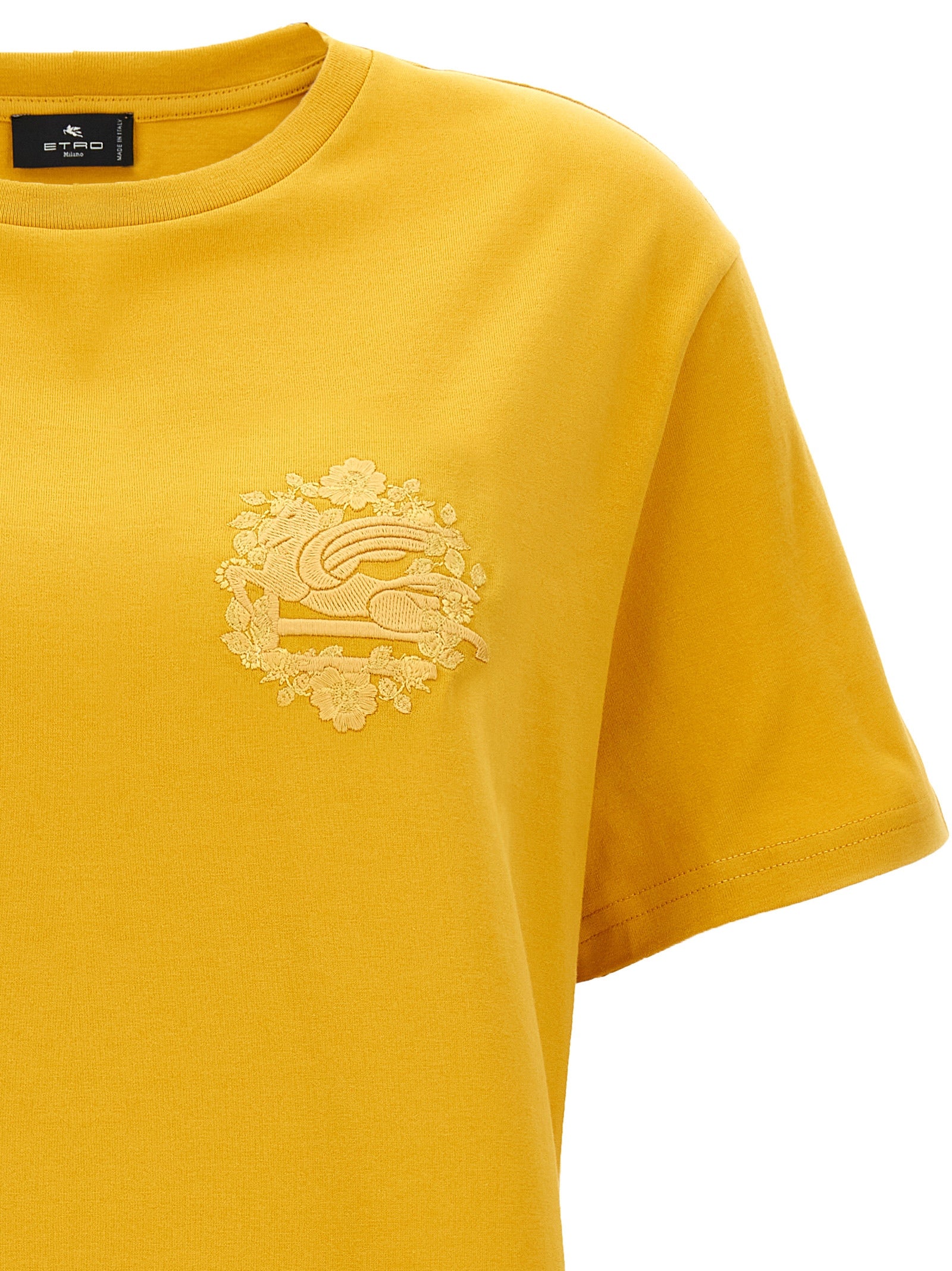 Etro Bicolor Cotton T-Shirt