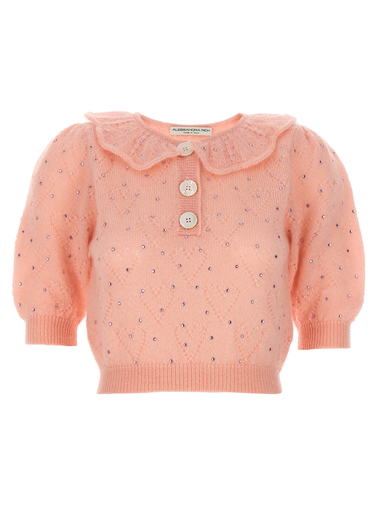 Alessandra Rich Multicolor Wool Cardigan