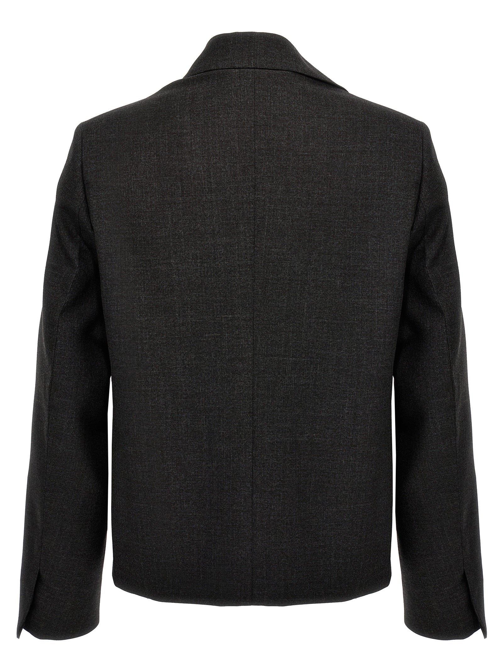 Givenchy Gray Virgin Wool Jacket