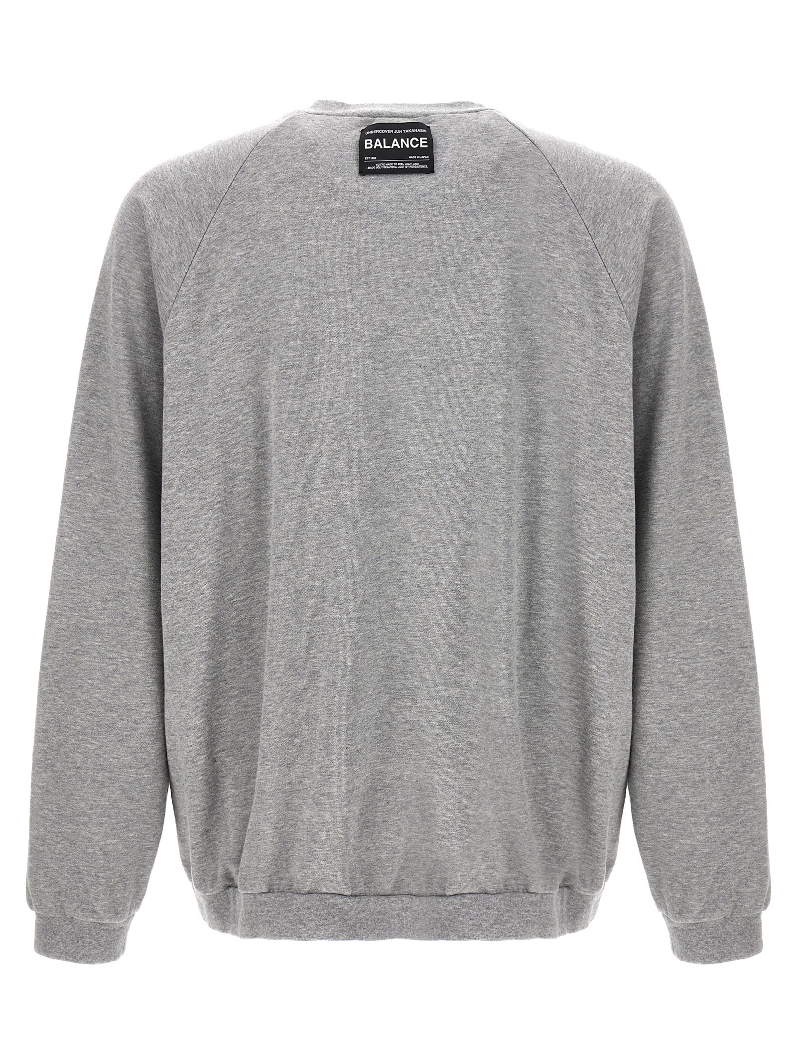 Undercover Gray Cotton Sweatshirt