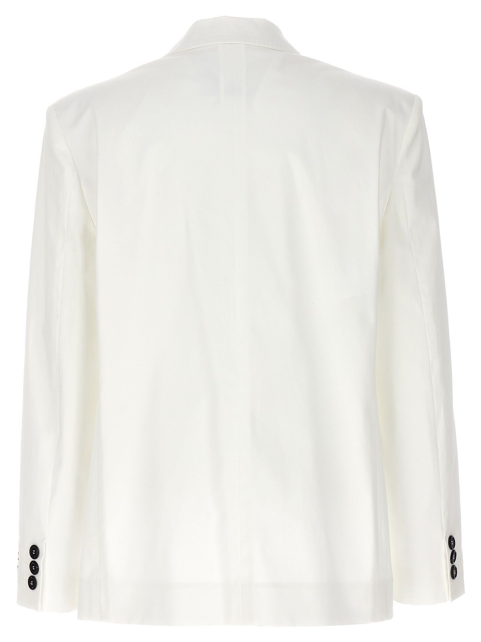 Moschino White Cotton Blazer