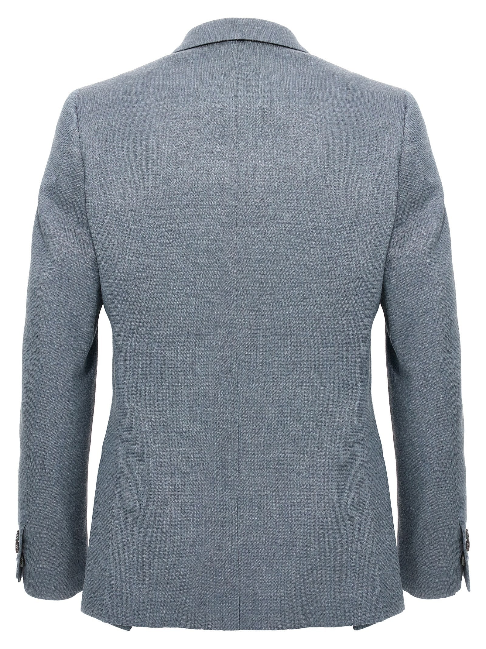 MAURIZIO MIRI Blue Silk Blazer