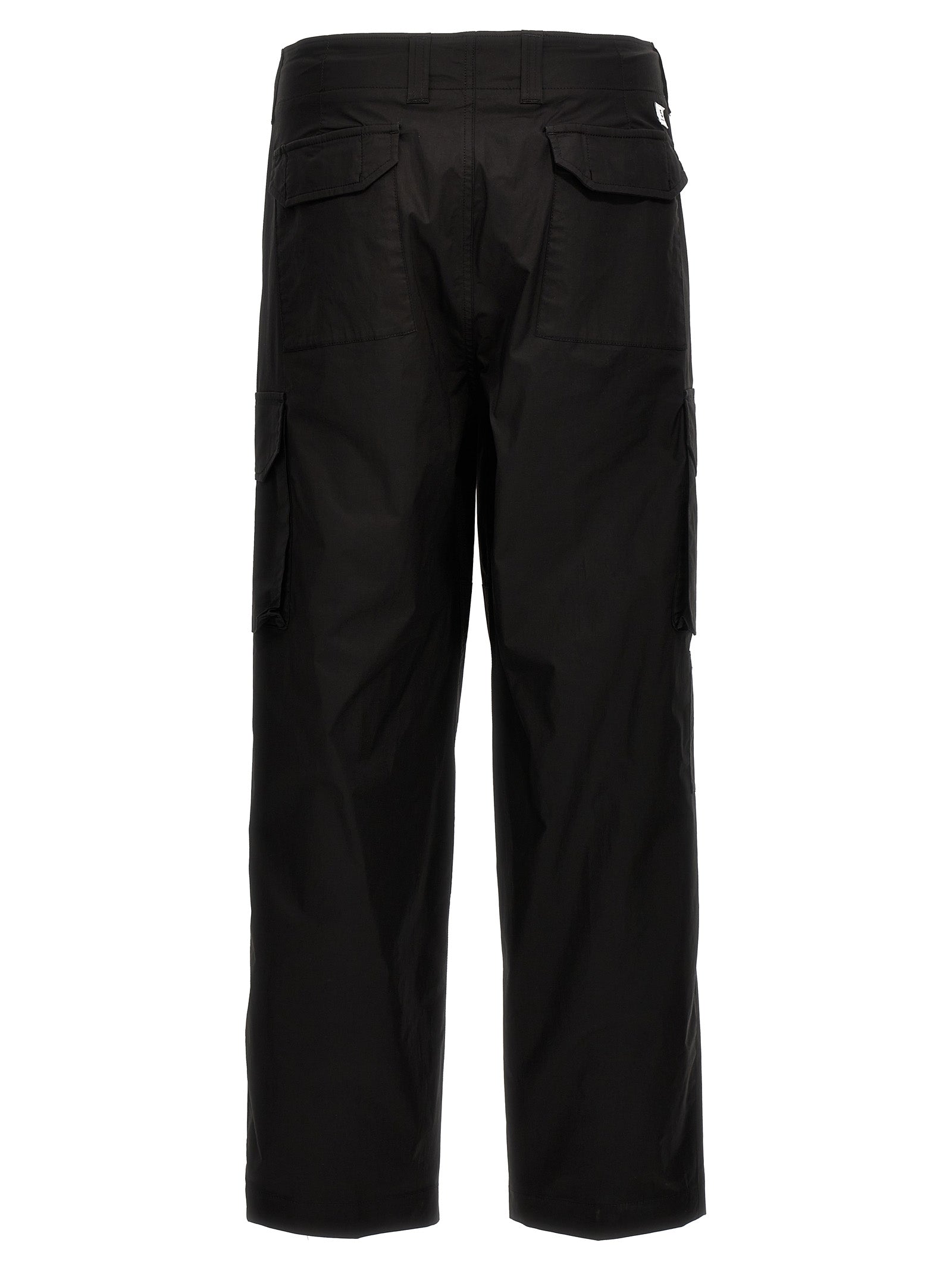 Department 5 Black Cotton Cargo Pants