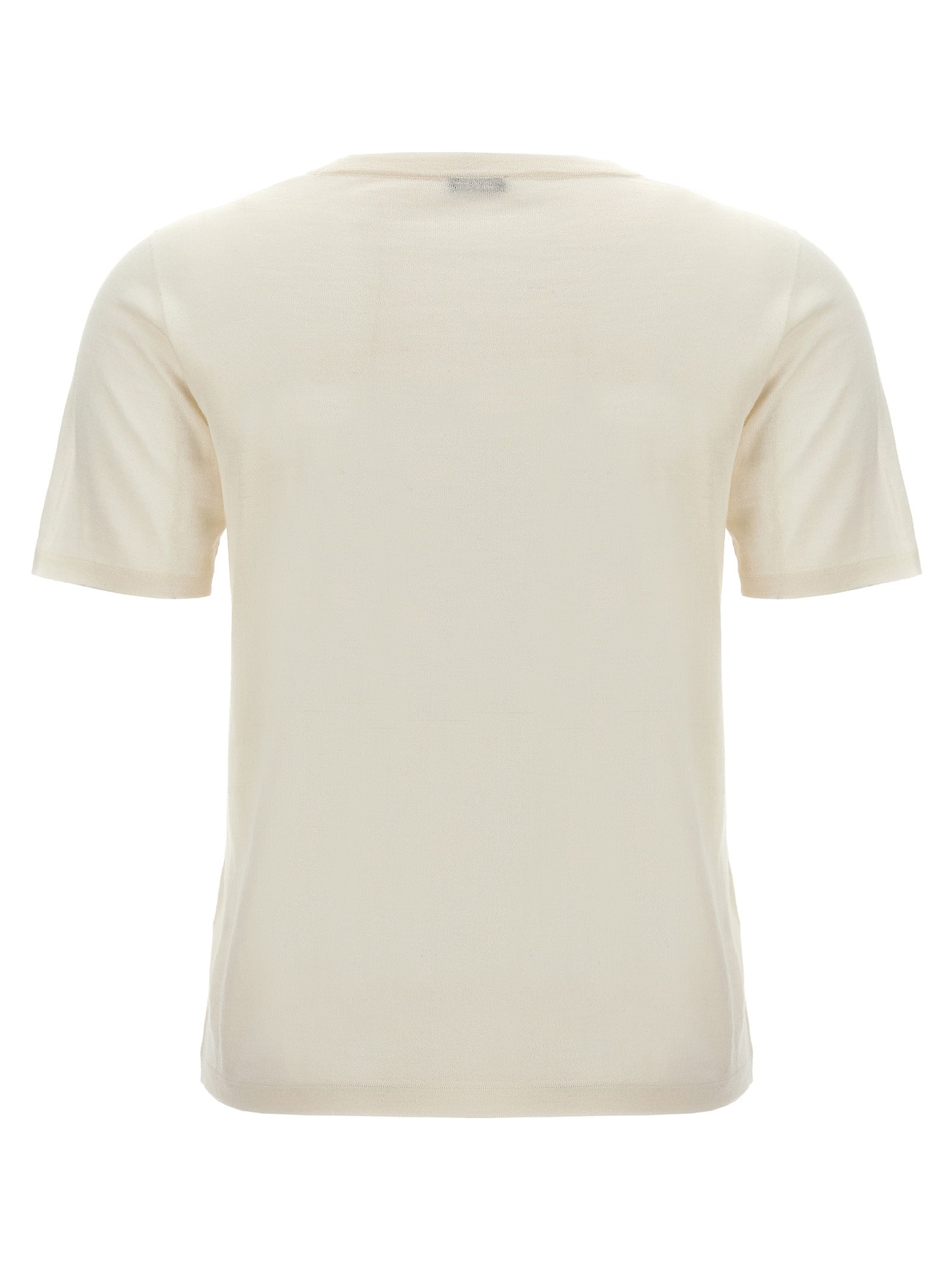 Kiton White Cashmere T-Shirt