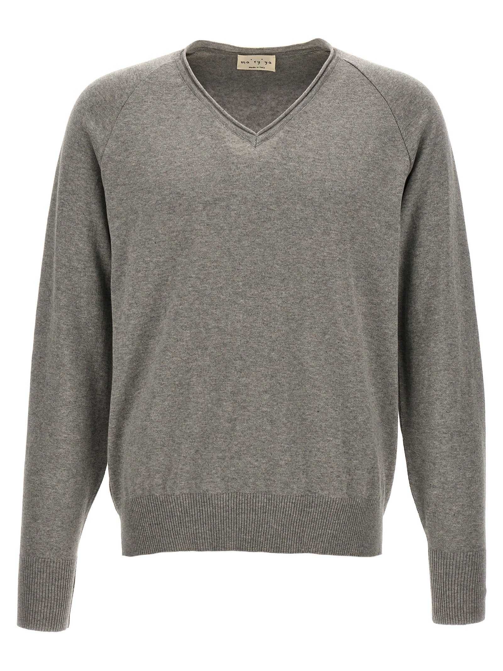 MA'RY'YA Gray Cotton Cardigan