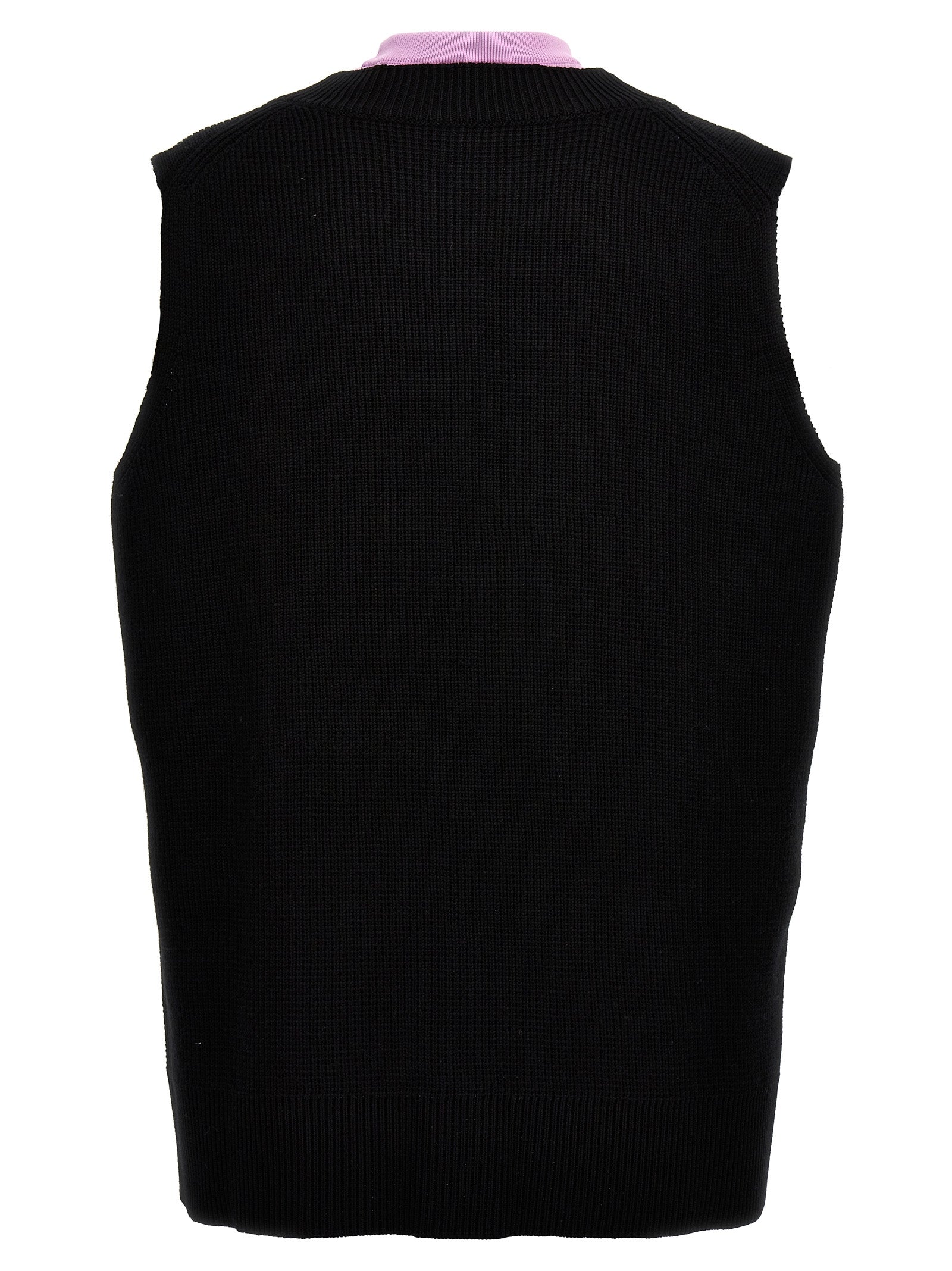 Jil Sander Multicolor Wool Sleeveles Sweater