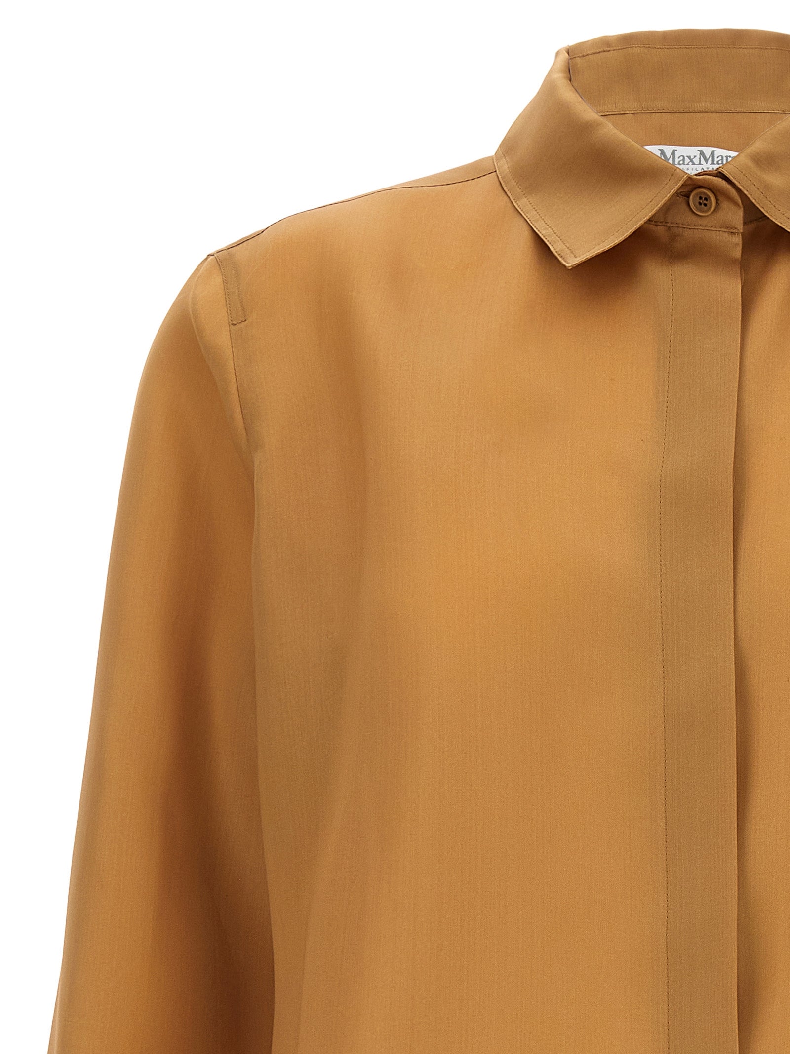 Max Mara Beige Silk Blouse
