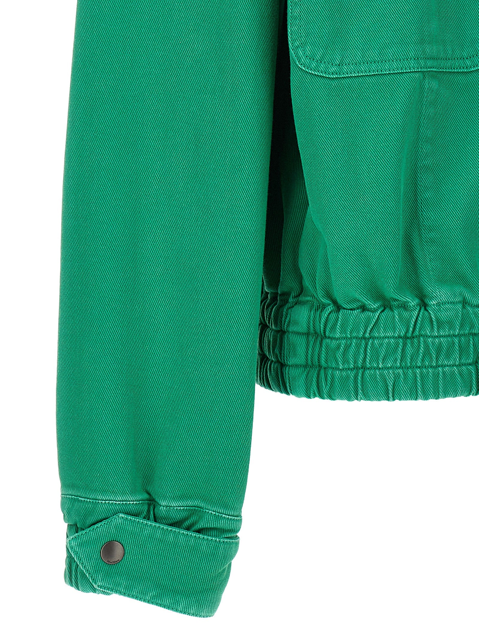 Max Mara Bicolor Cotton Full-Length Jacket
