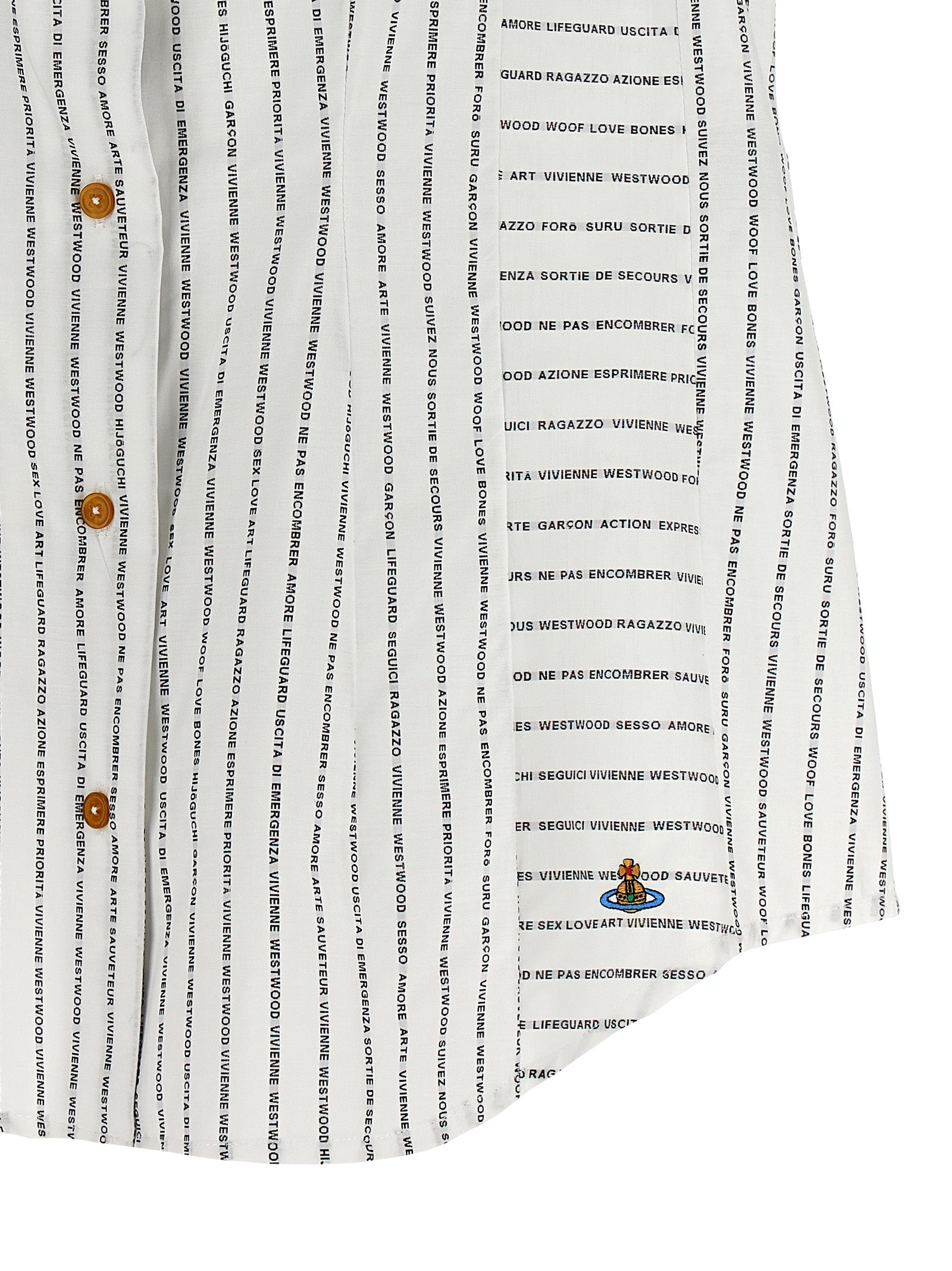 Vivienne Westwood Bicolor Cotton Blouse