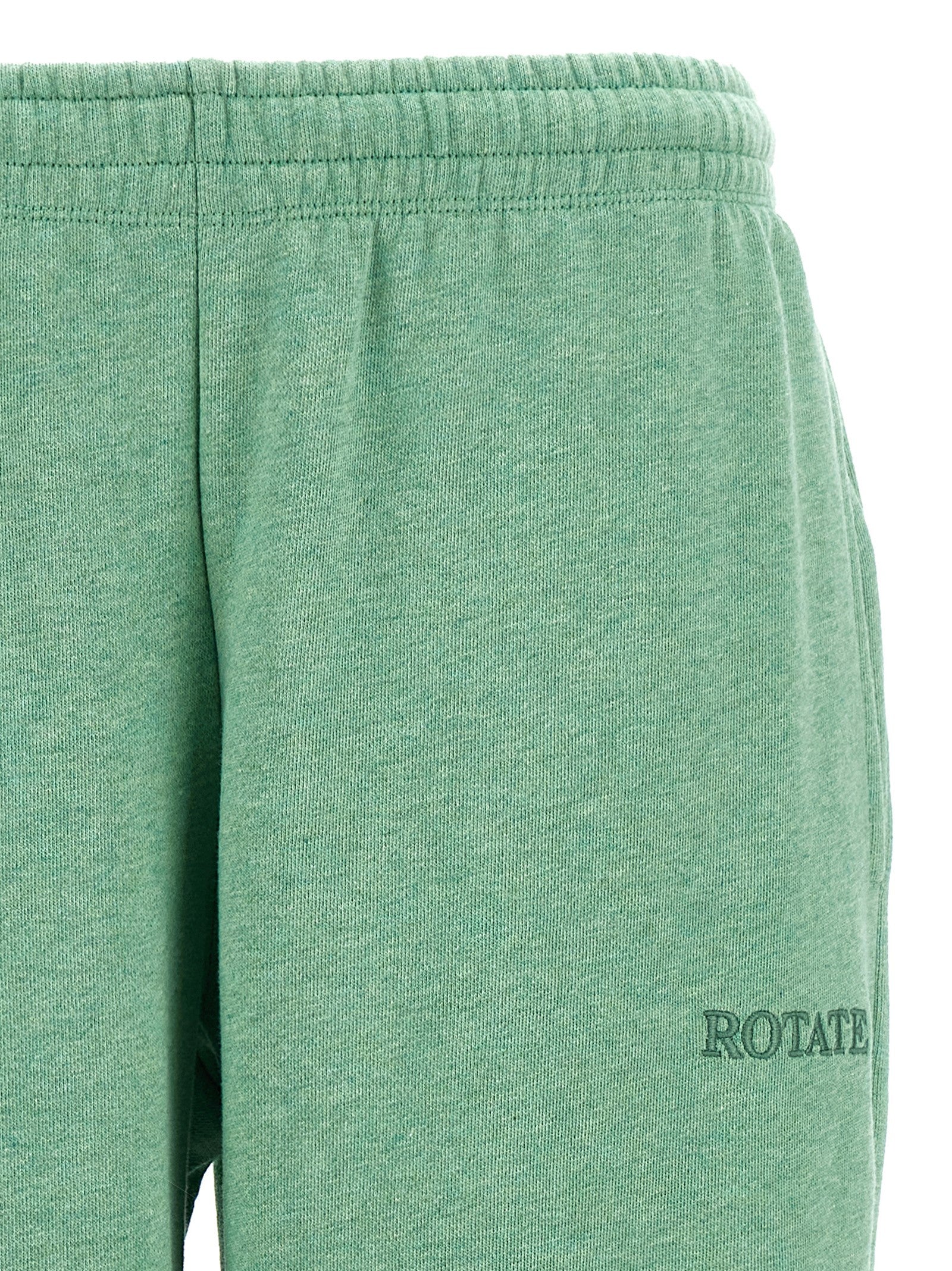 ROTATE BIRGER CHRISTENSEN Bicolor Cotton Joggers (Workout Pants)