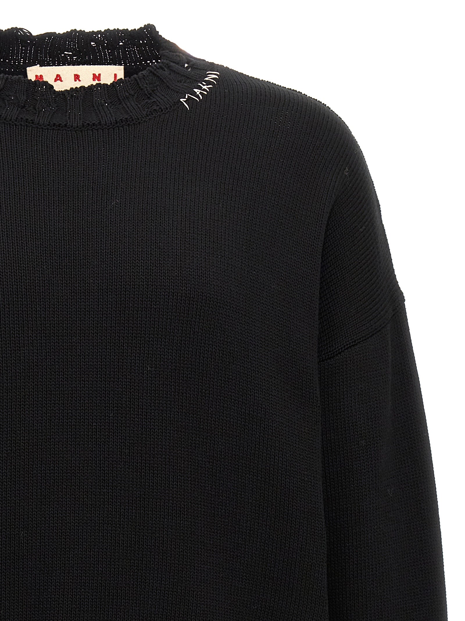 Marni Black Cotton Cardigan