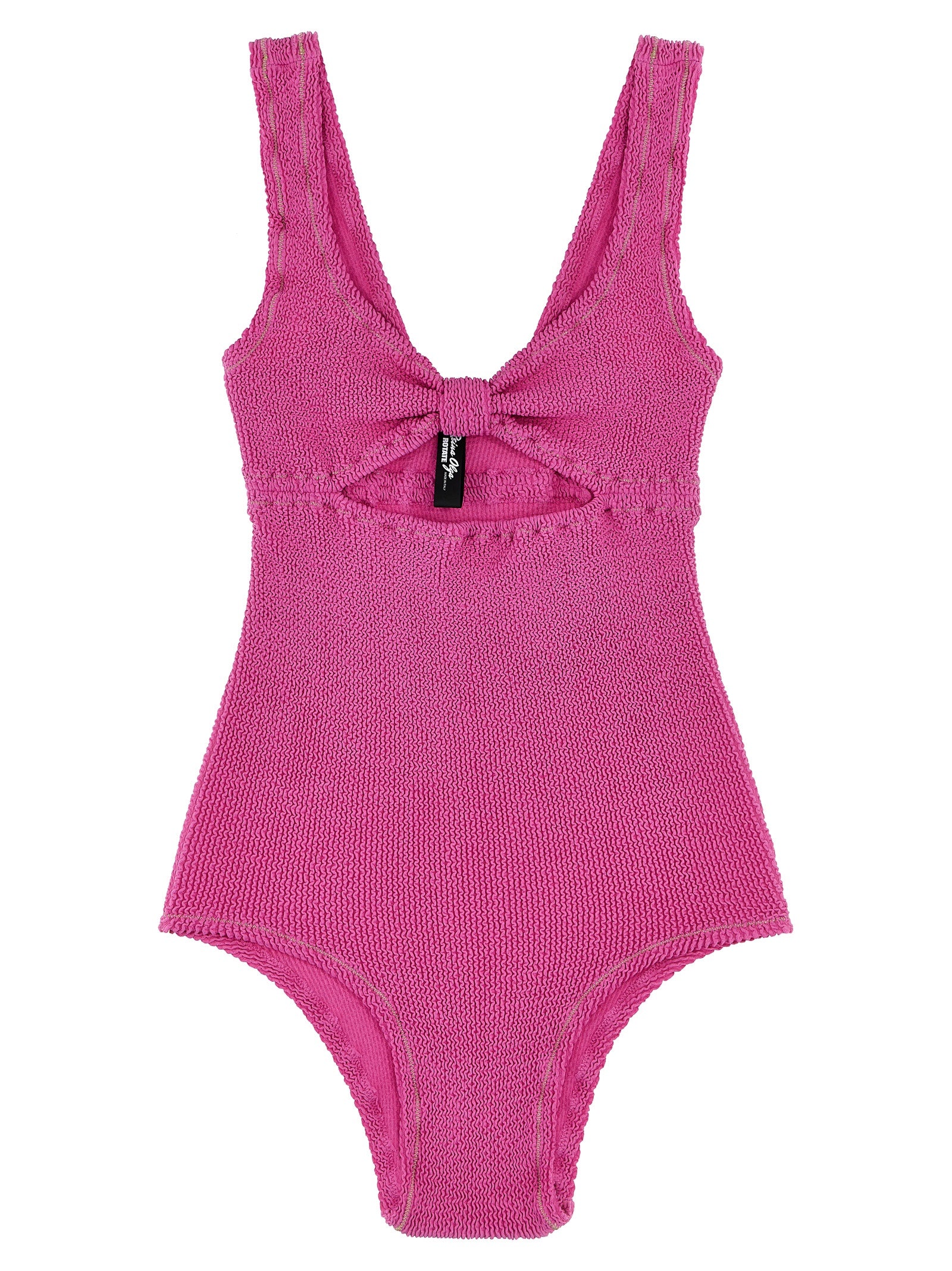 ROTATE BIRGER CHRISTENSEN Fuchsia Polyamide One-Piece Swimsuit