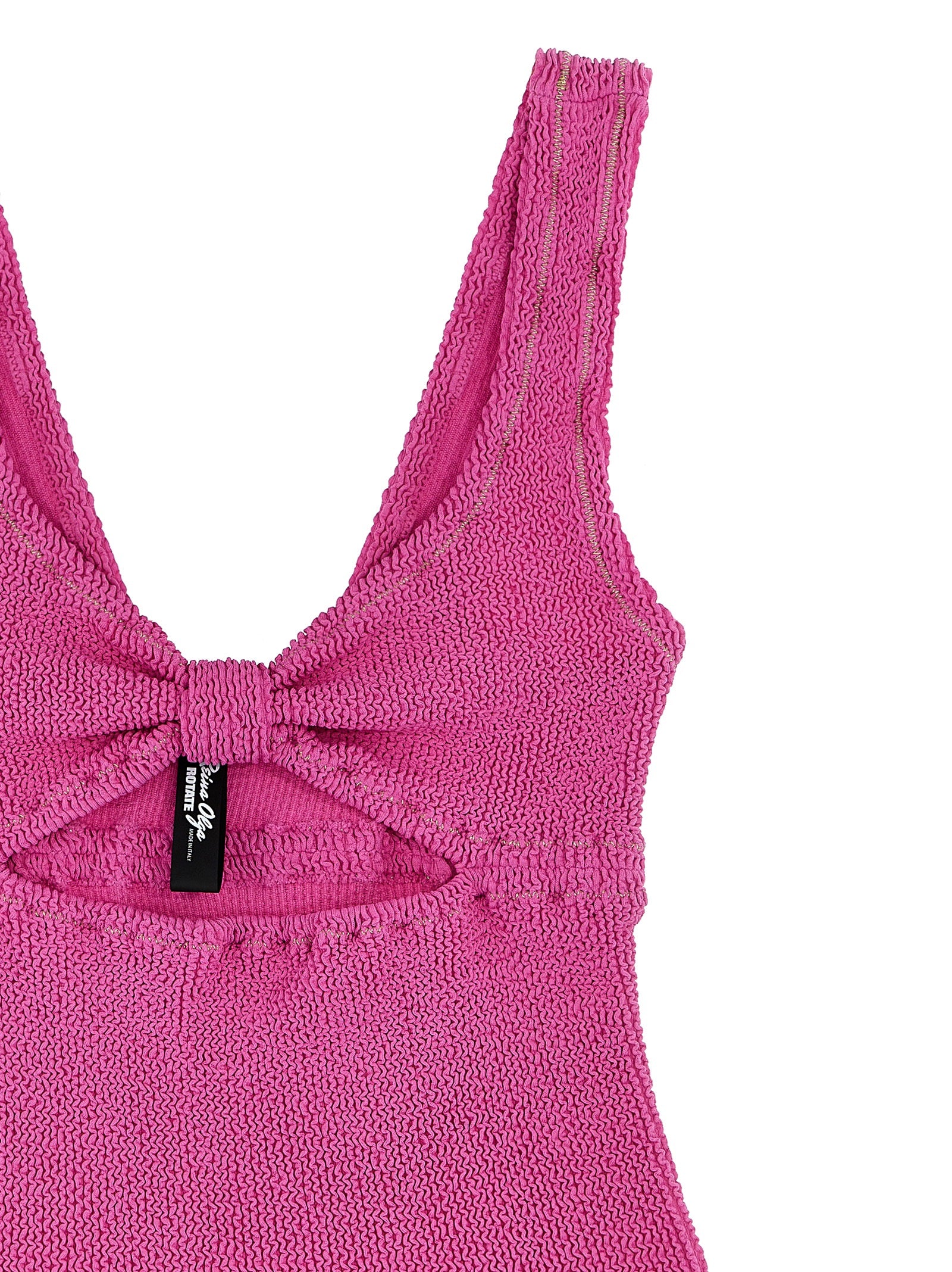 ROTATE BIRGER CHRISTENSEN Fuchsia Polyamide One-Piece Swimsuit