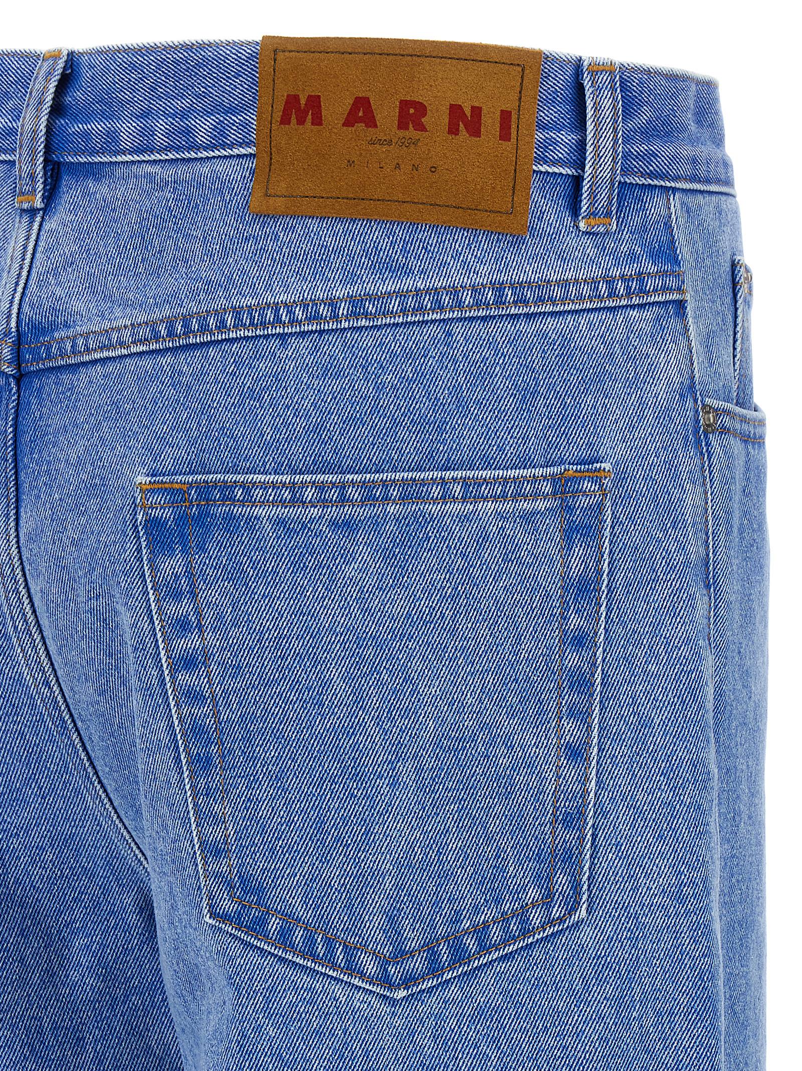 Marni Blue Cotton Jeans Denim