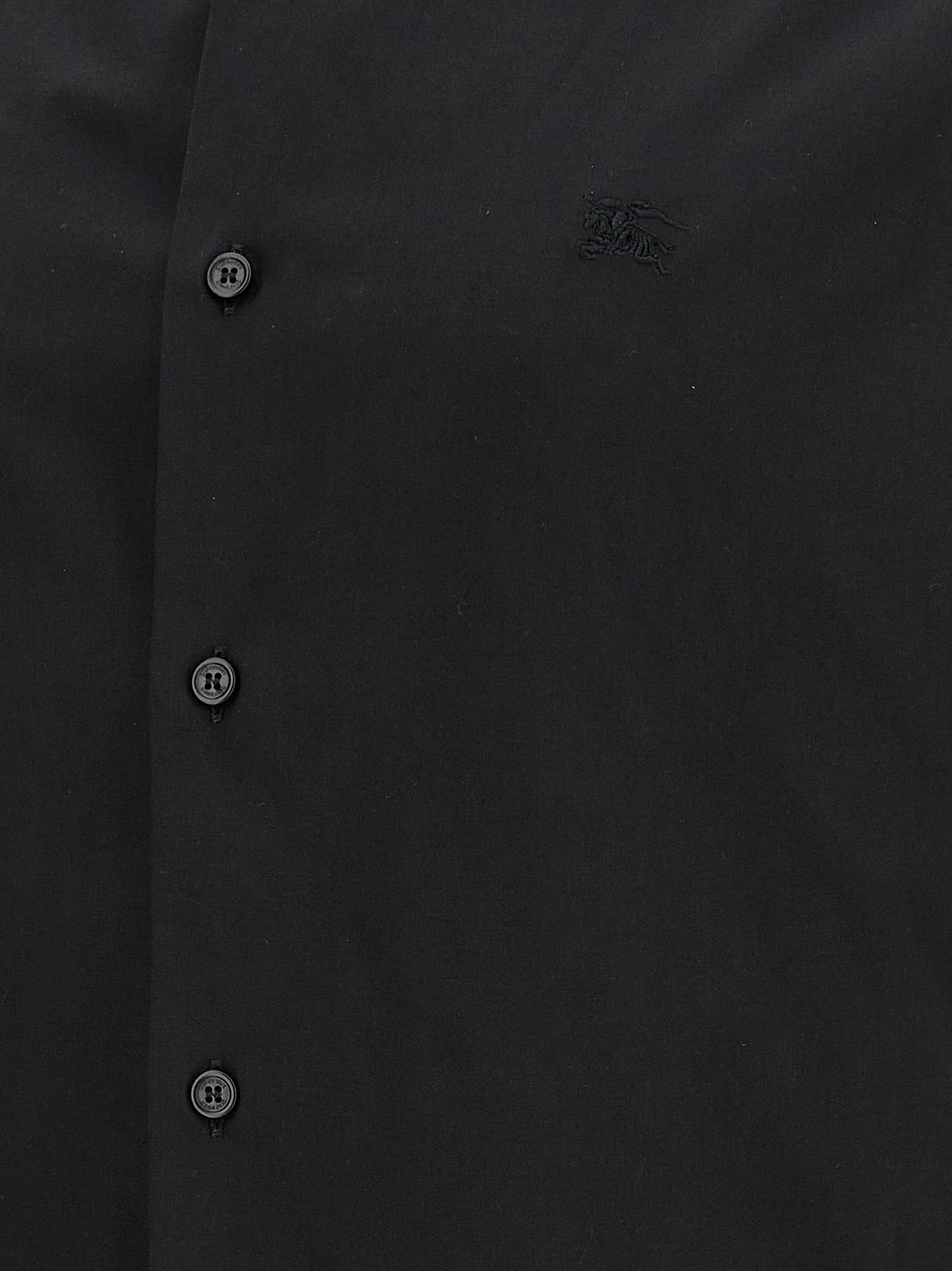 Burberry Black Cotton Blouse