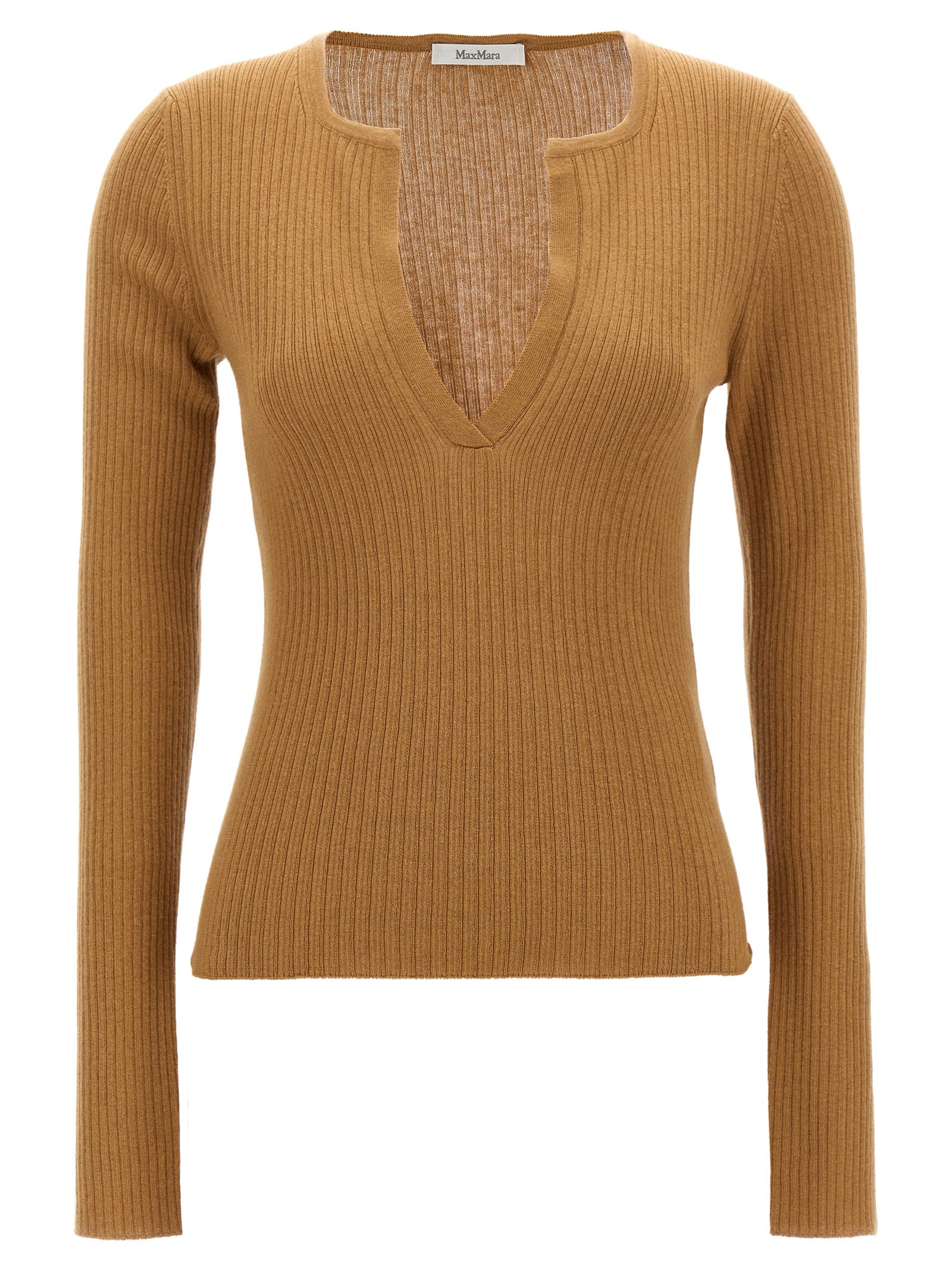 Max Mara Beige Silk Cardigan