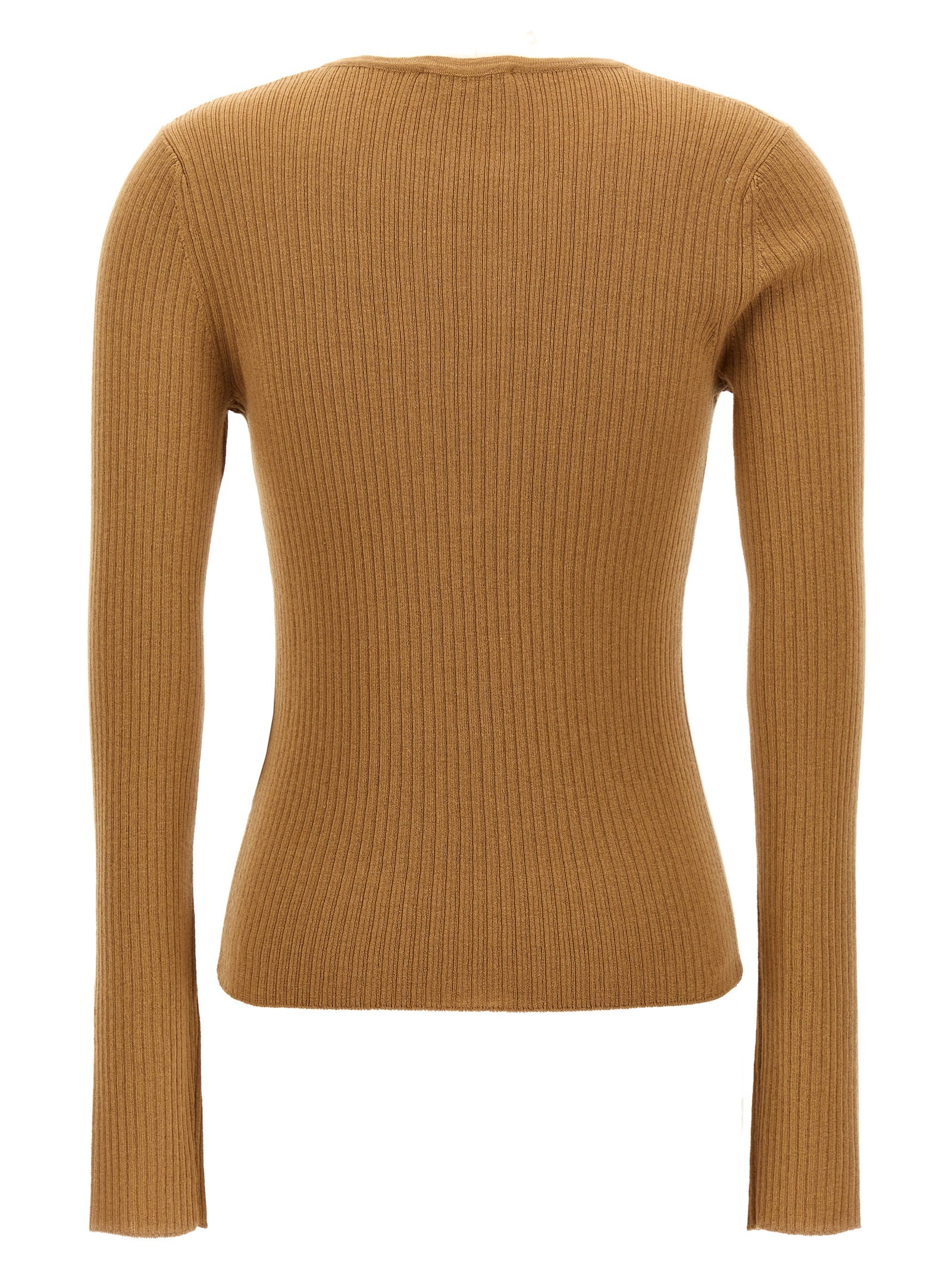 Max Mara Beige Silk Cardigan