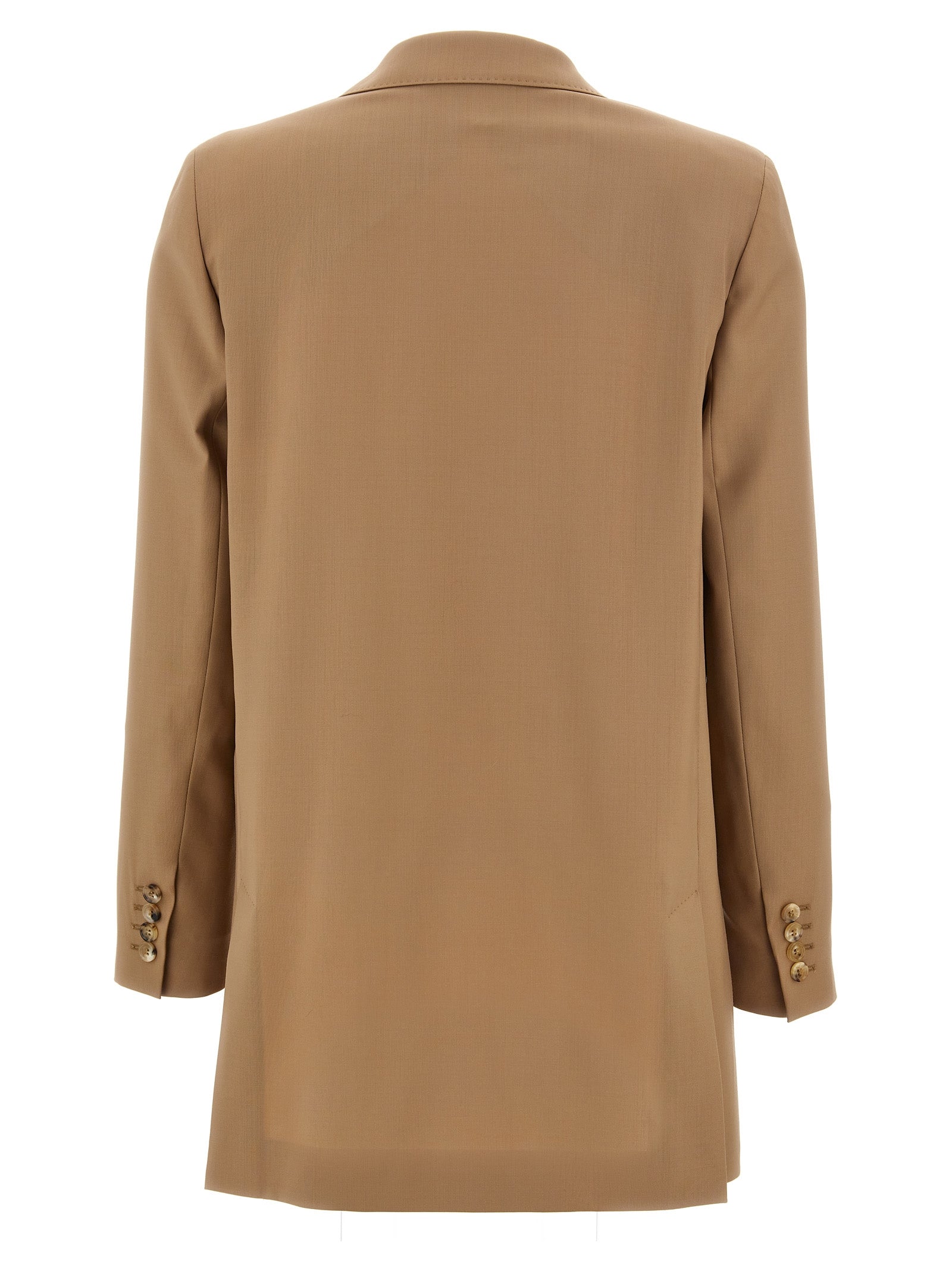 Max Mara Beige Virgin Wool Blazer