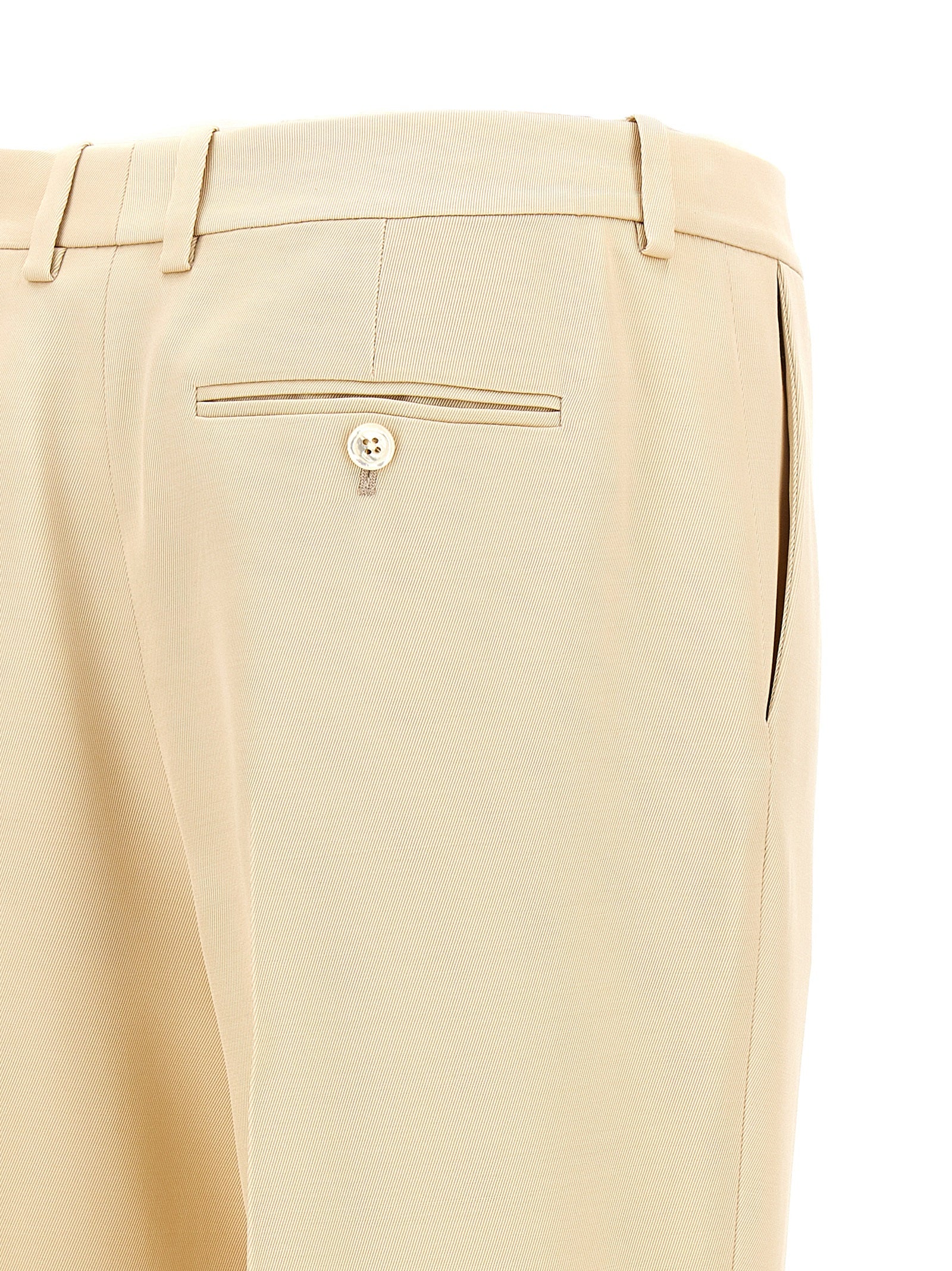 Tom Ford Beige Silk Dress Pants