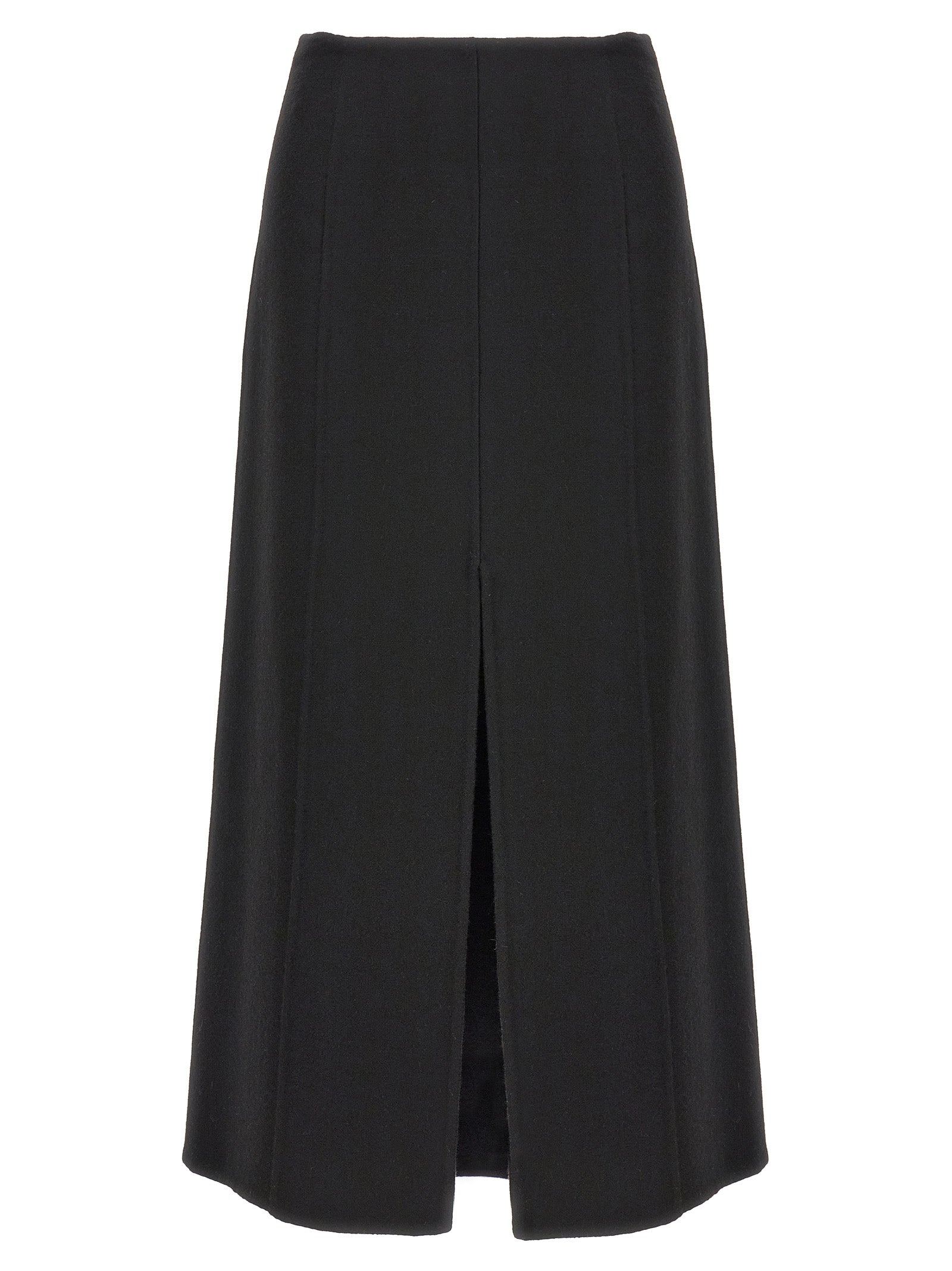 Ermanno Scervino Black Virgin Wool Mini Skirt