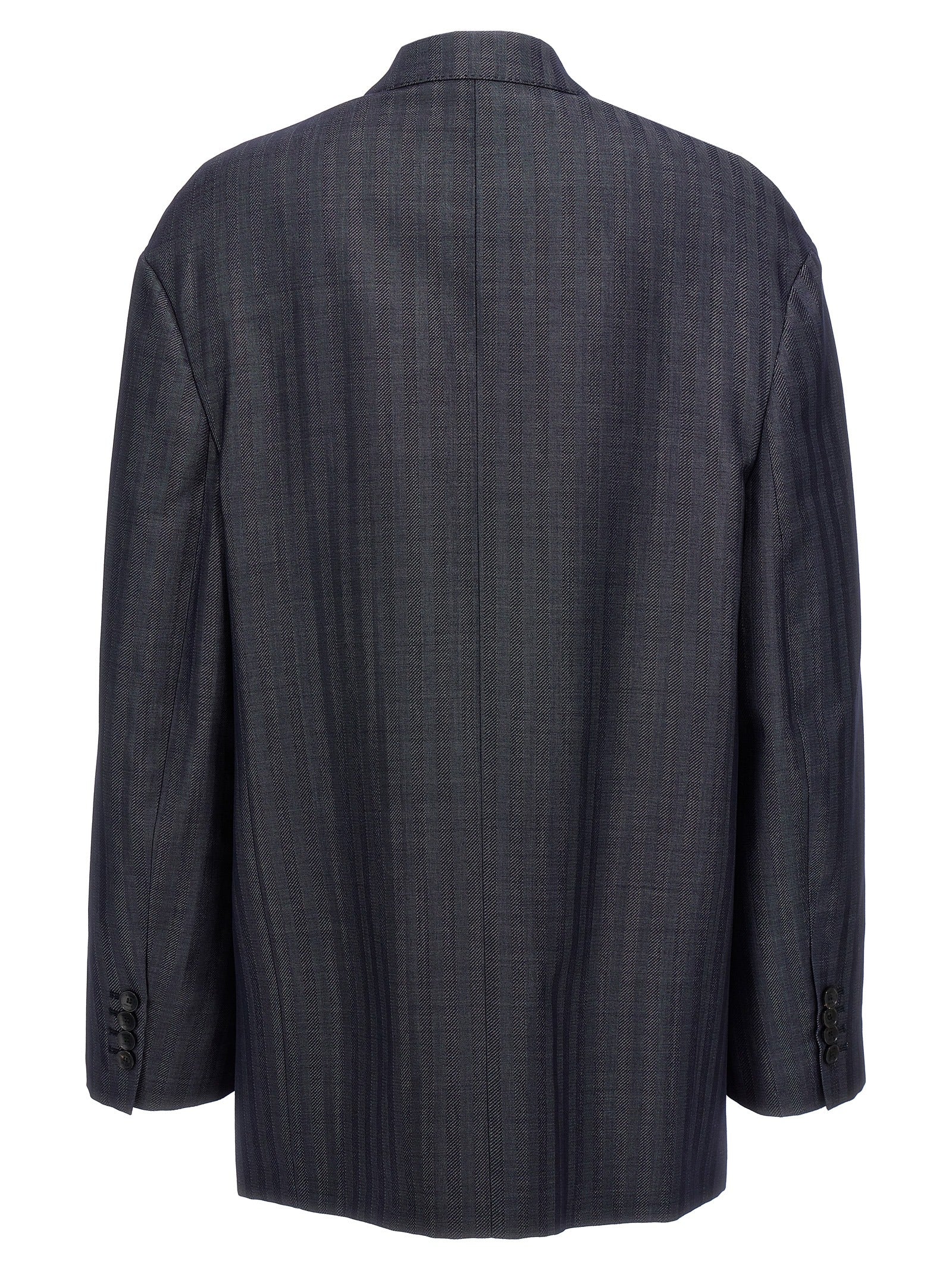 Etro Blue Wool Blazer