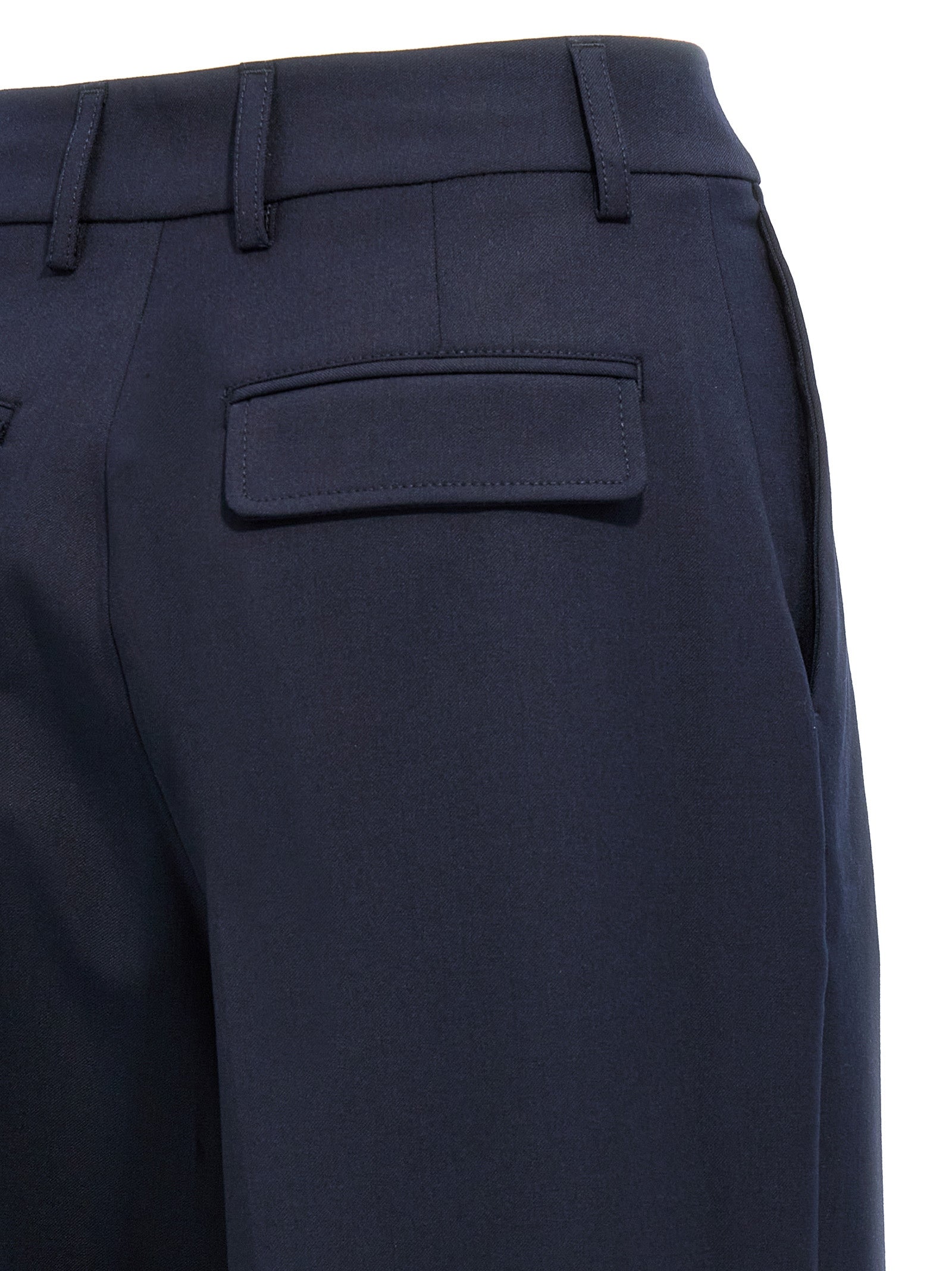 THELATEST Blue Polyester Casual Pants