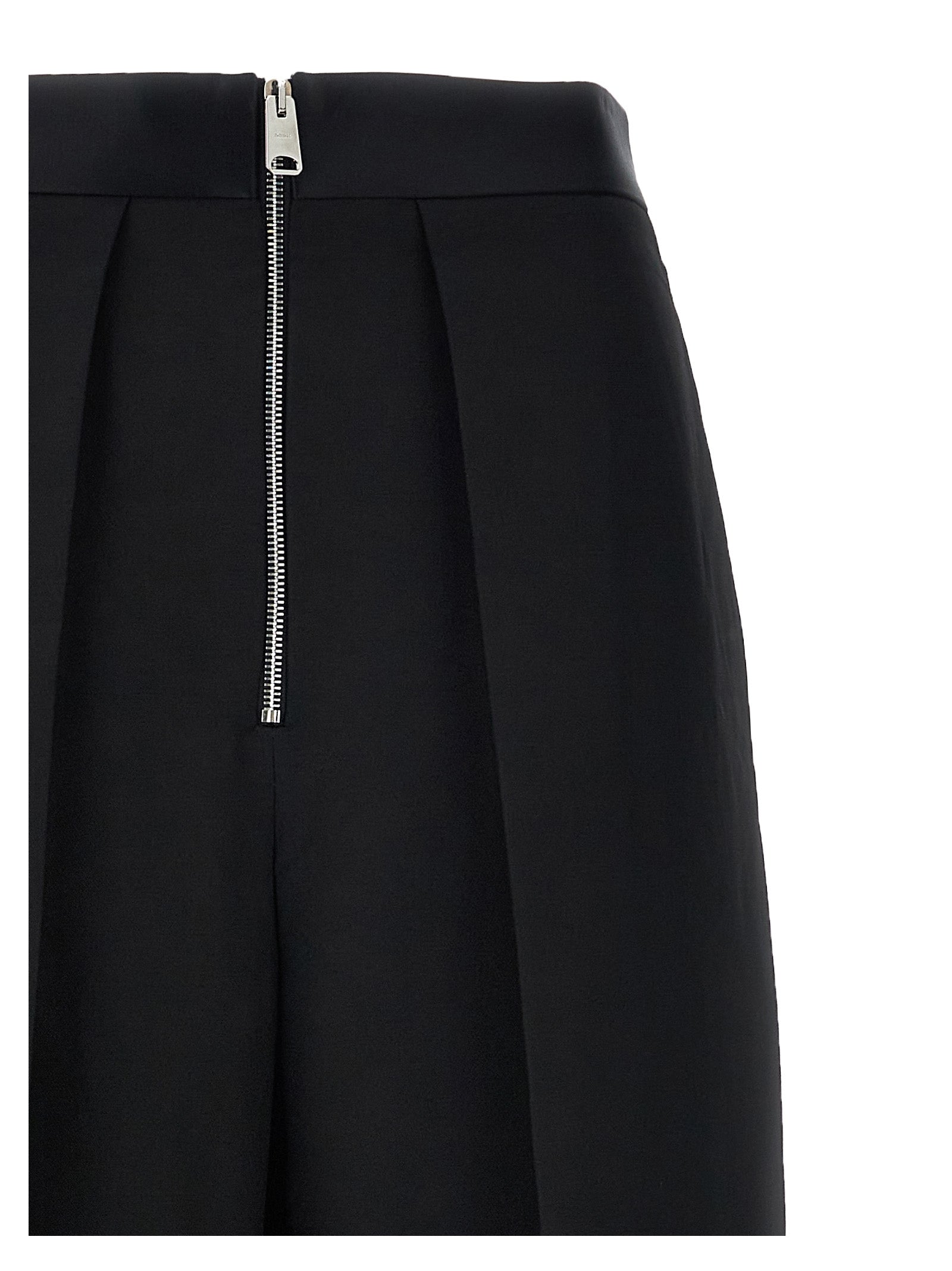 Khaite Black Viscose Casual Pants