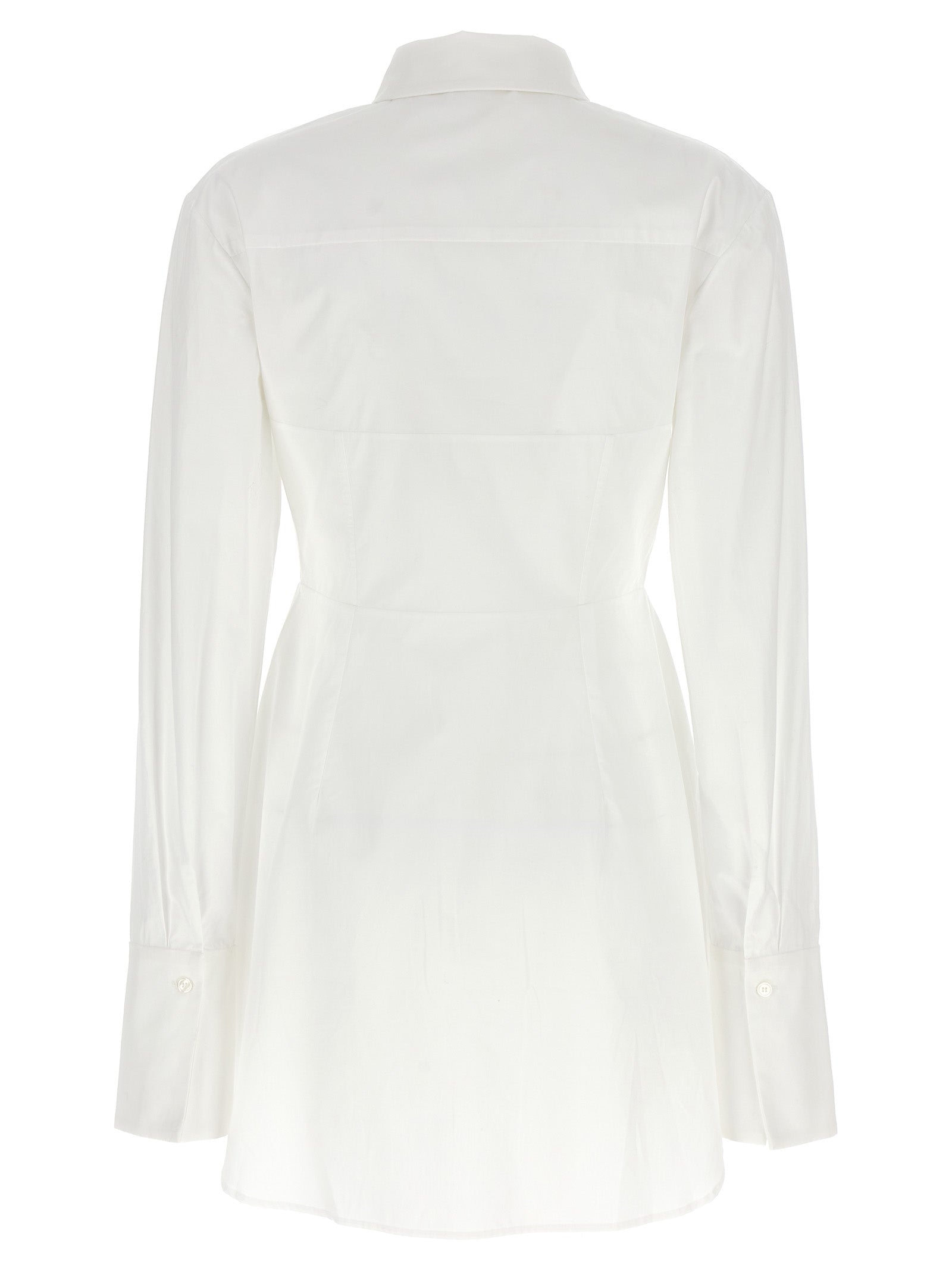 Nensi Dojaka White Cotton Blouse