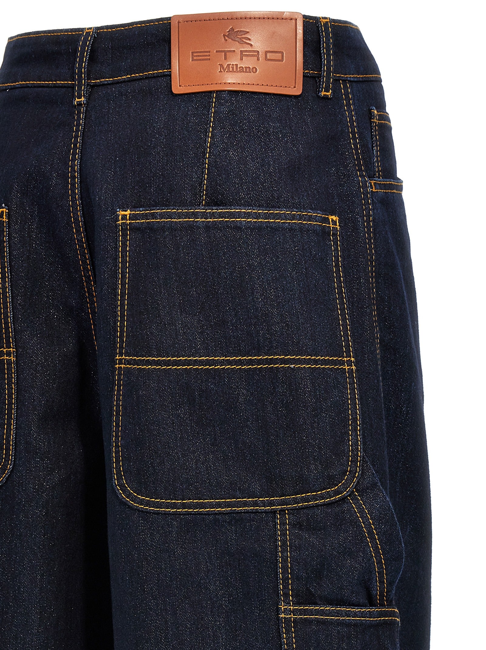 Etro Blue Cotton Jeans Denim