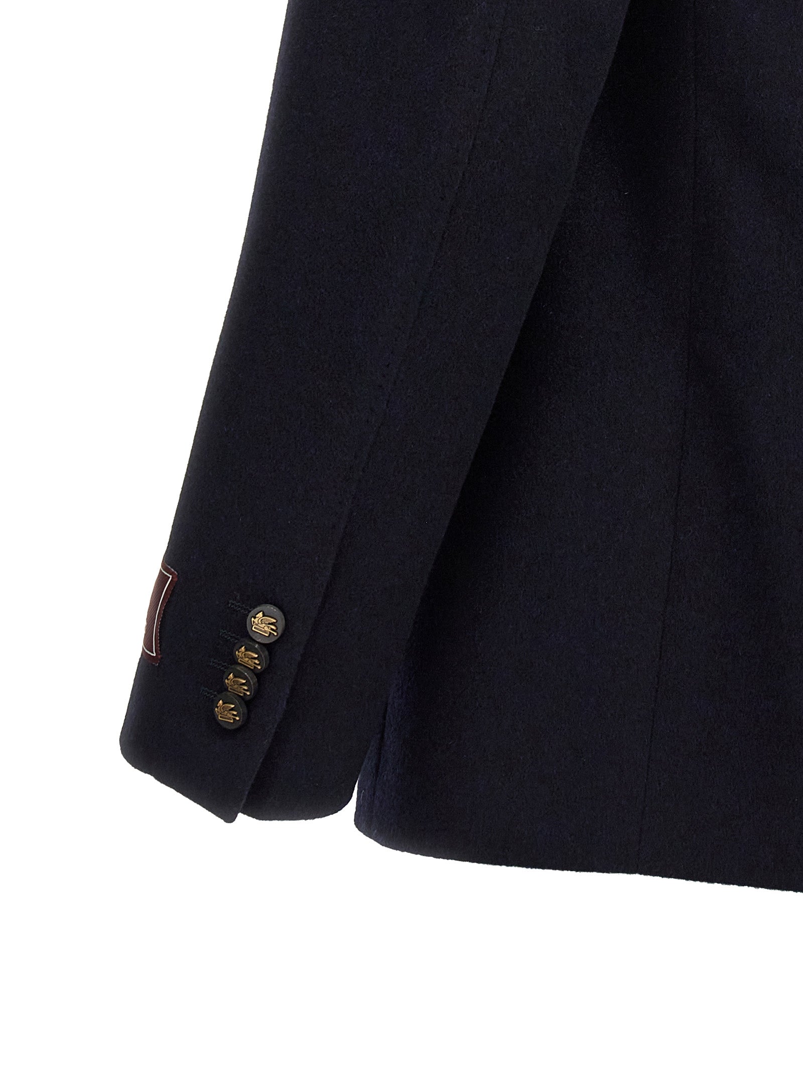 Etro Blue Cashmere Blazer