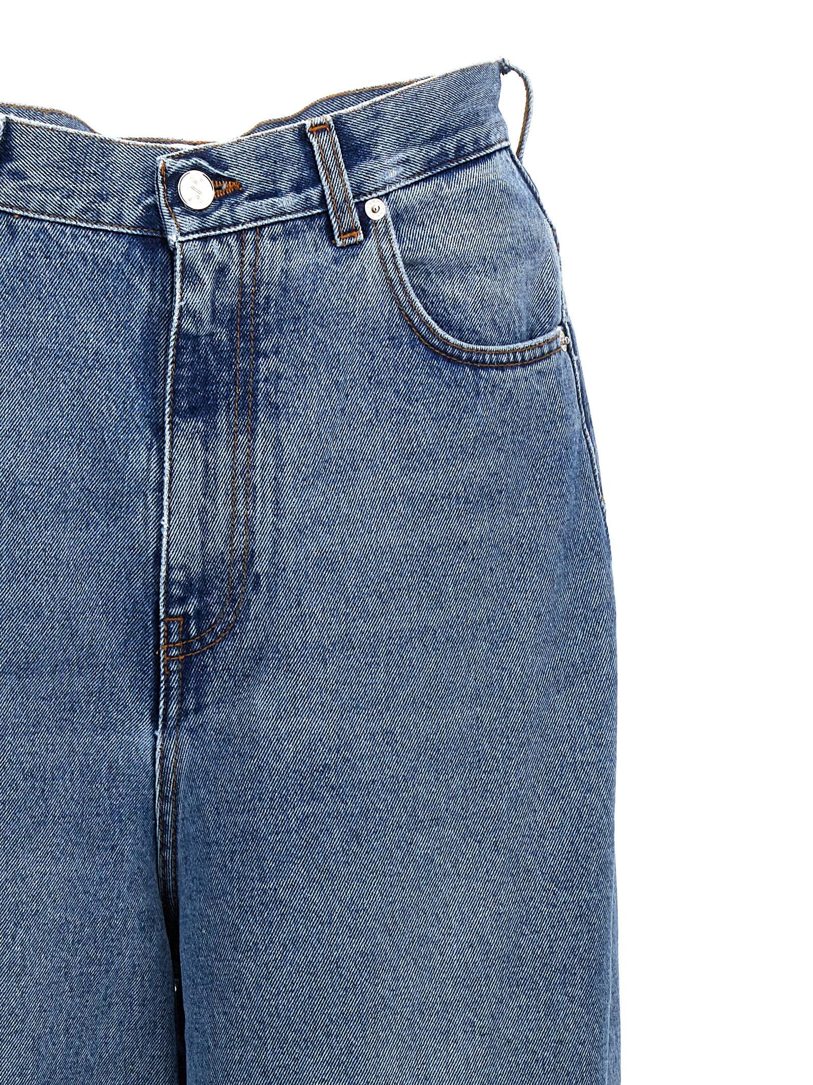SÉFR Blue Cotton Jeans Denim