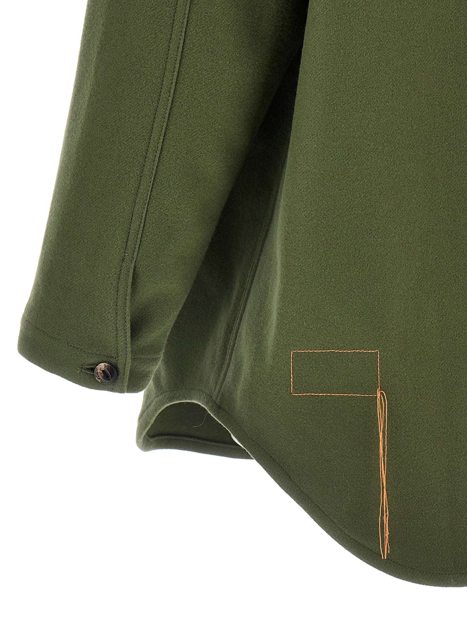 Fortela Bicolor Virgin Wool Blouse