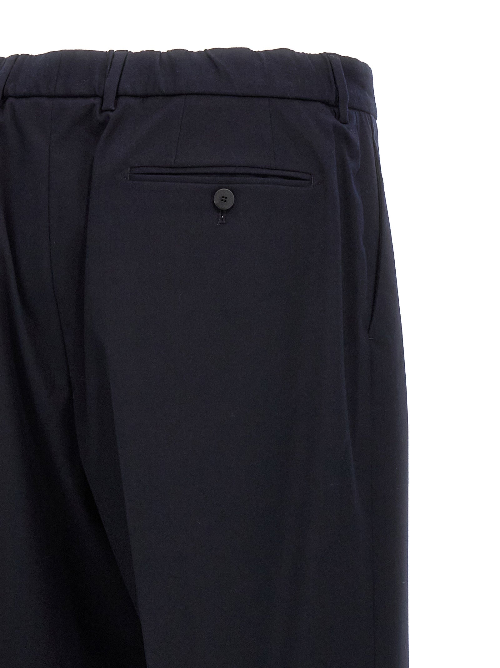 CELLAR DOOR Blue Polyethylene Casual Pants