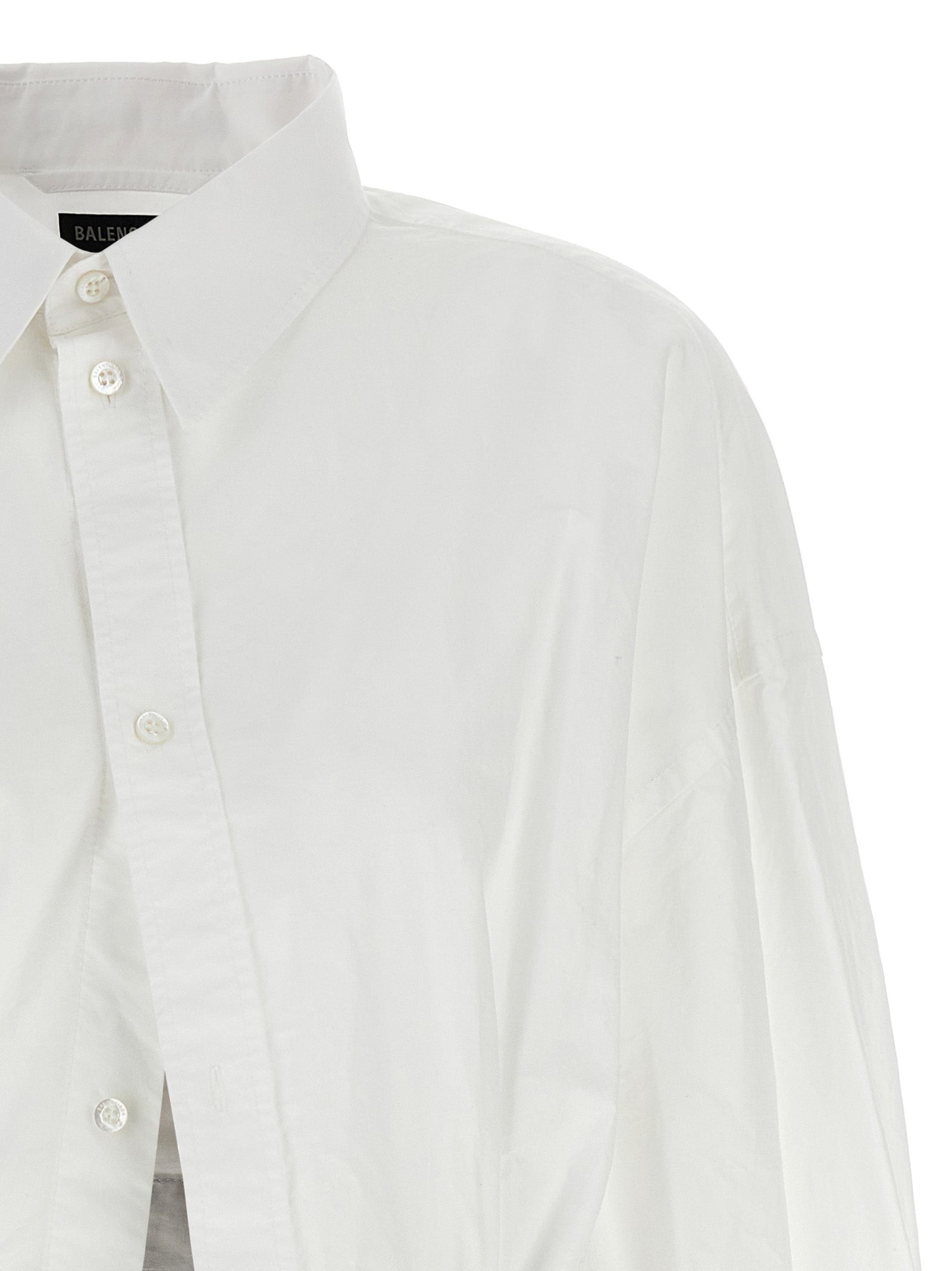 Balenciaga White Cotton Blouse