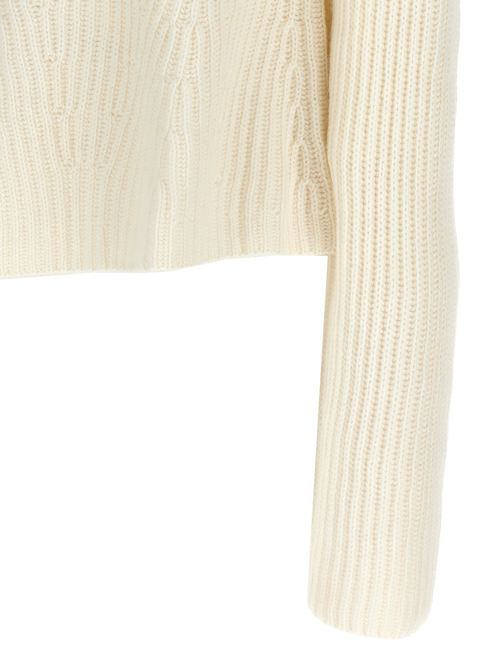 Loulou De Saison White Cashmere Cardigan