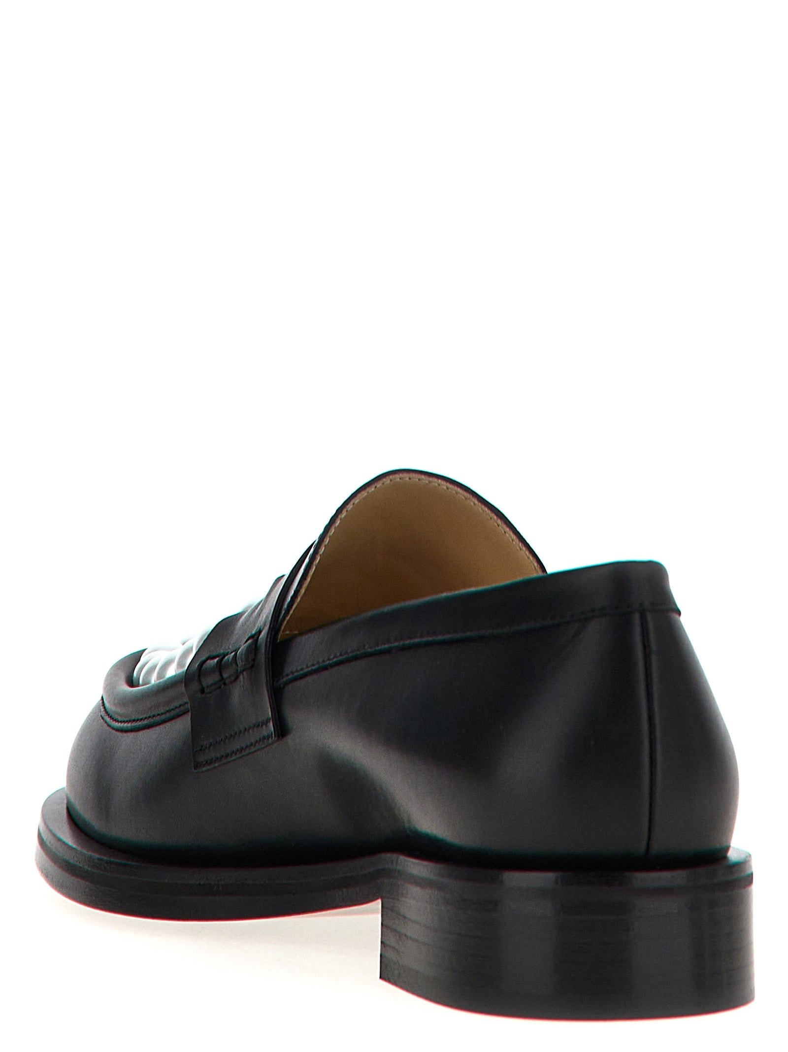 MACH & MACH Bicolor Calfskin Slip-On Loafers