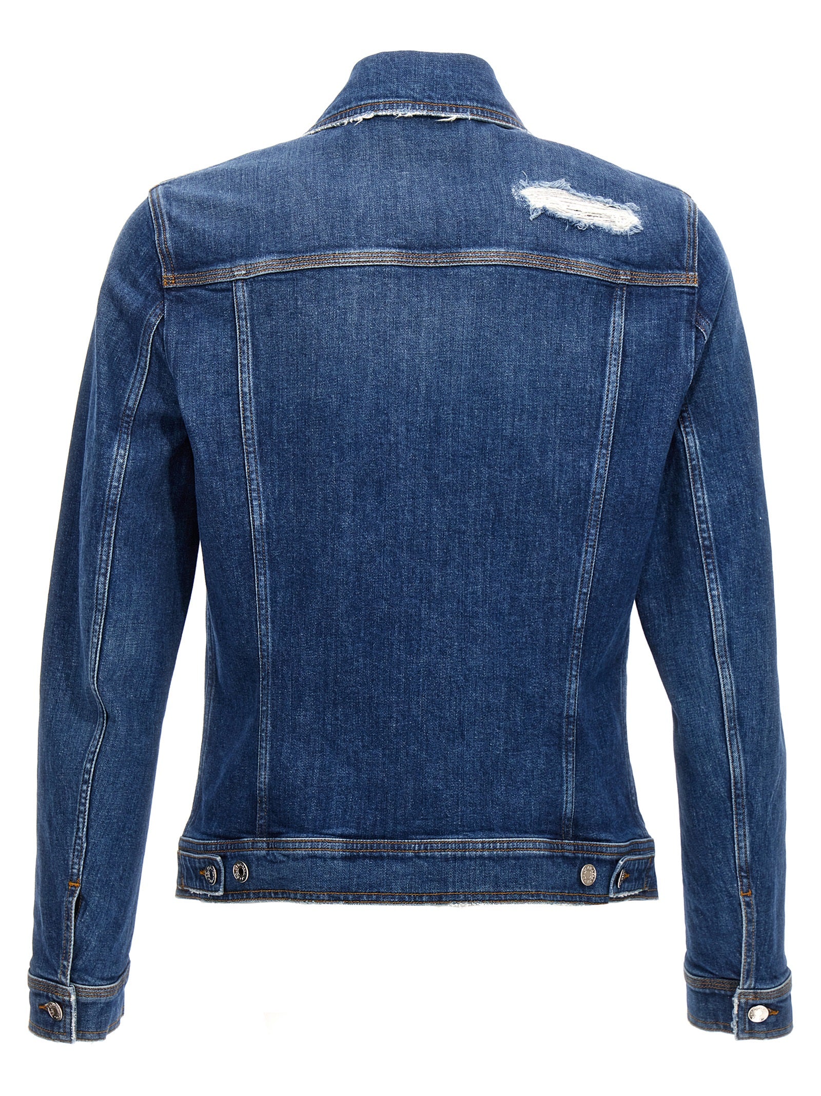 Dolce & Gabbana Blue Cotton Denim Jacket