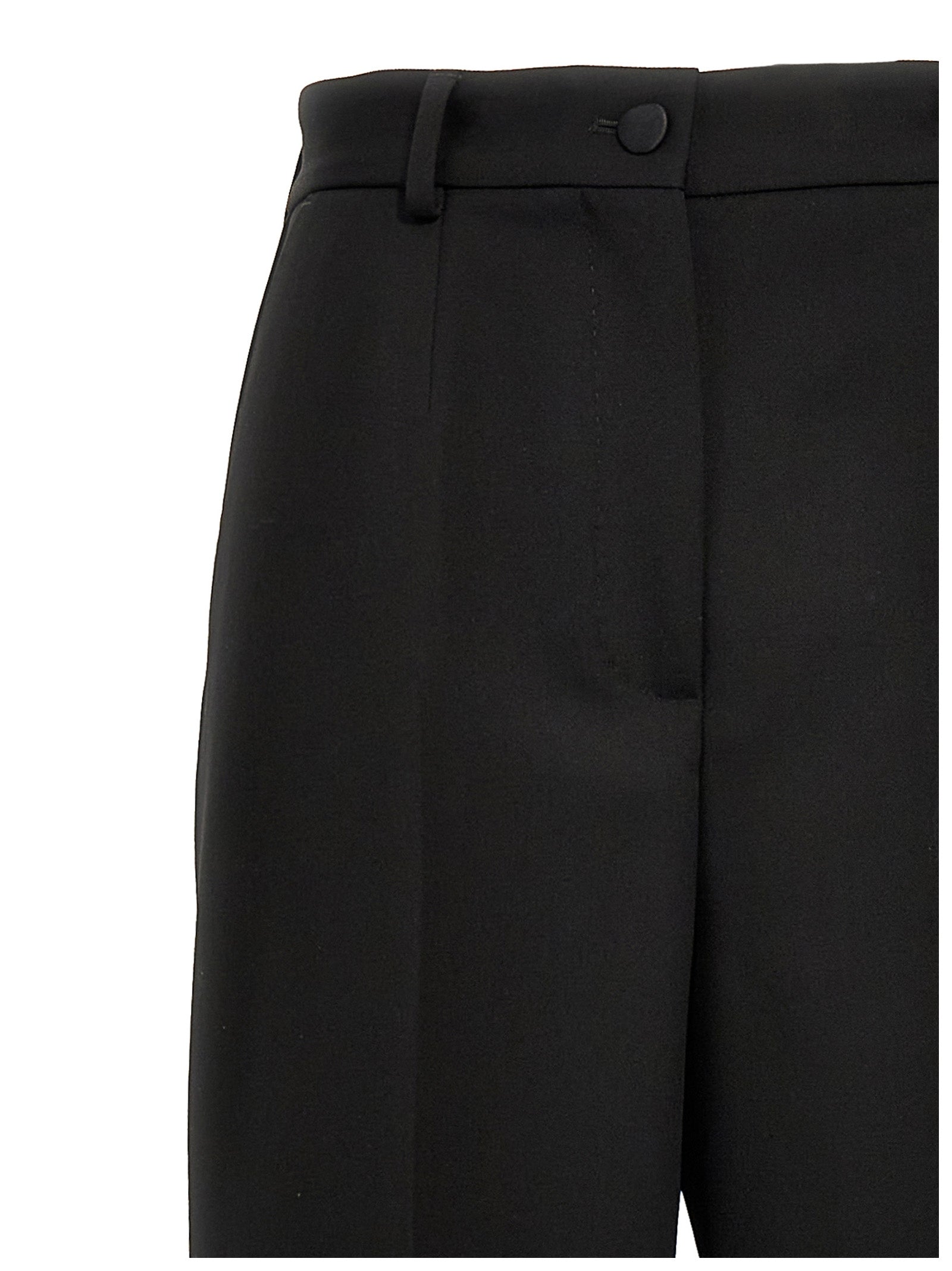 Dolce & Gabbana Black Virgin Wool Tuxedo