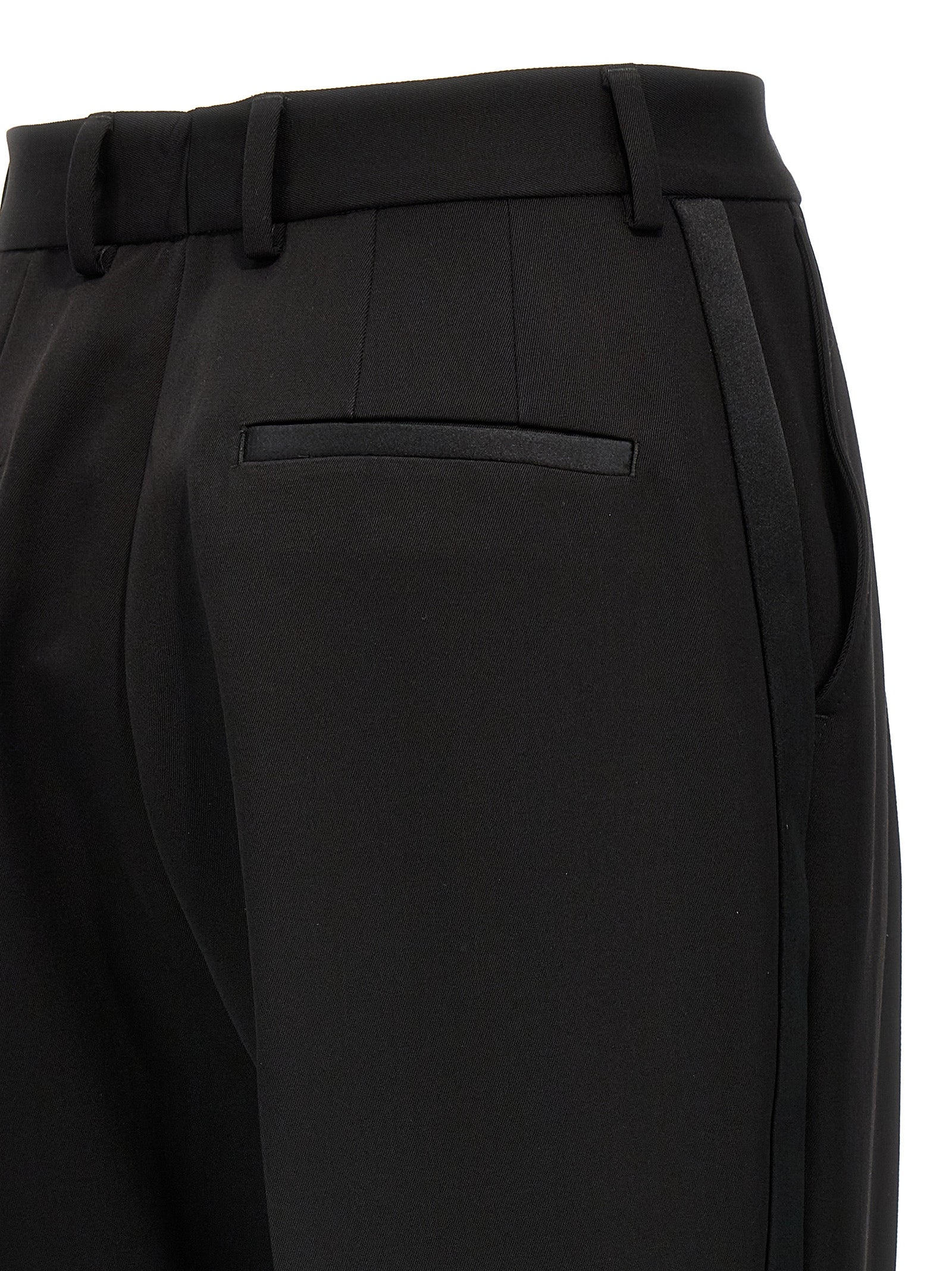 Dolce & Gabbana Black Virgin Wool Tuxedo