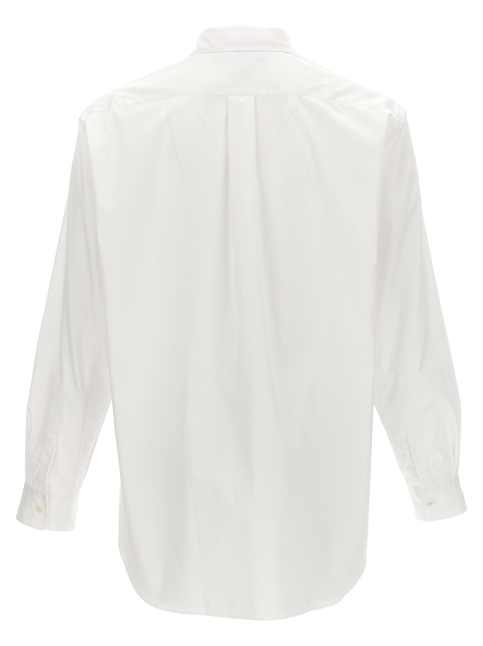 Comme Des Garçons White Cotton Blouse