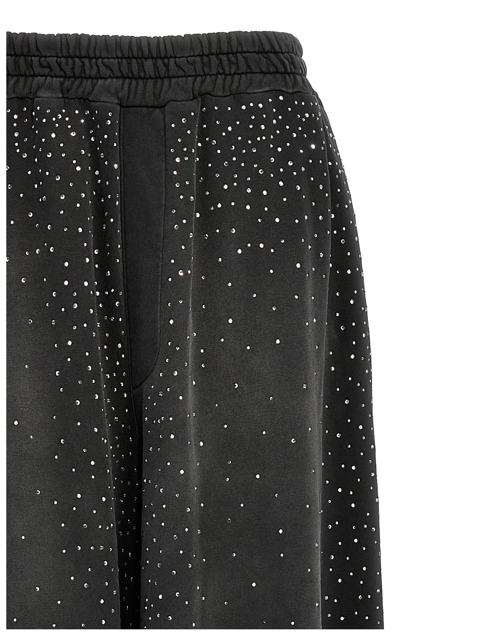 Giuseppe Di Morabito Black Cotton Joggers (Workout Pants)