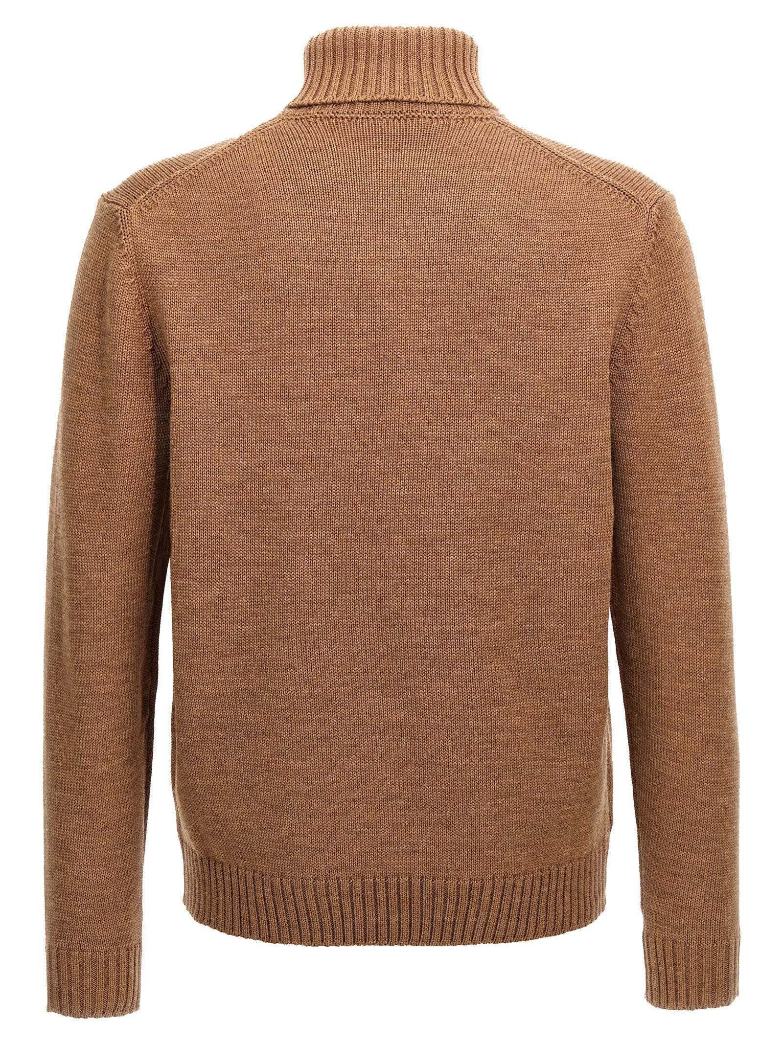 ZANONE Brown Virgin Wool Cardigan