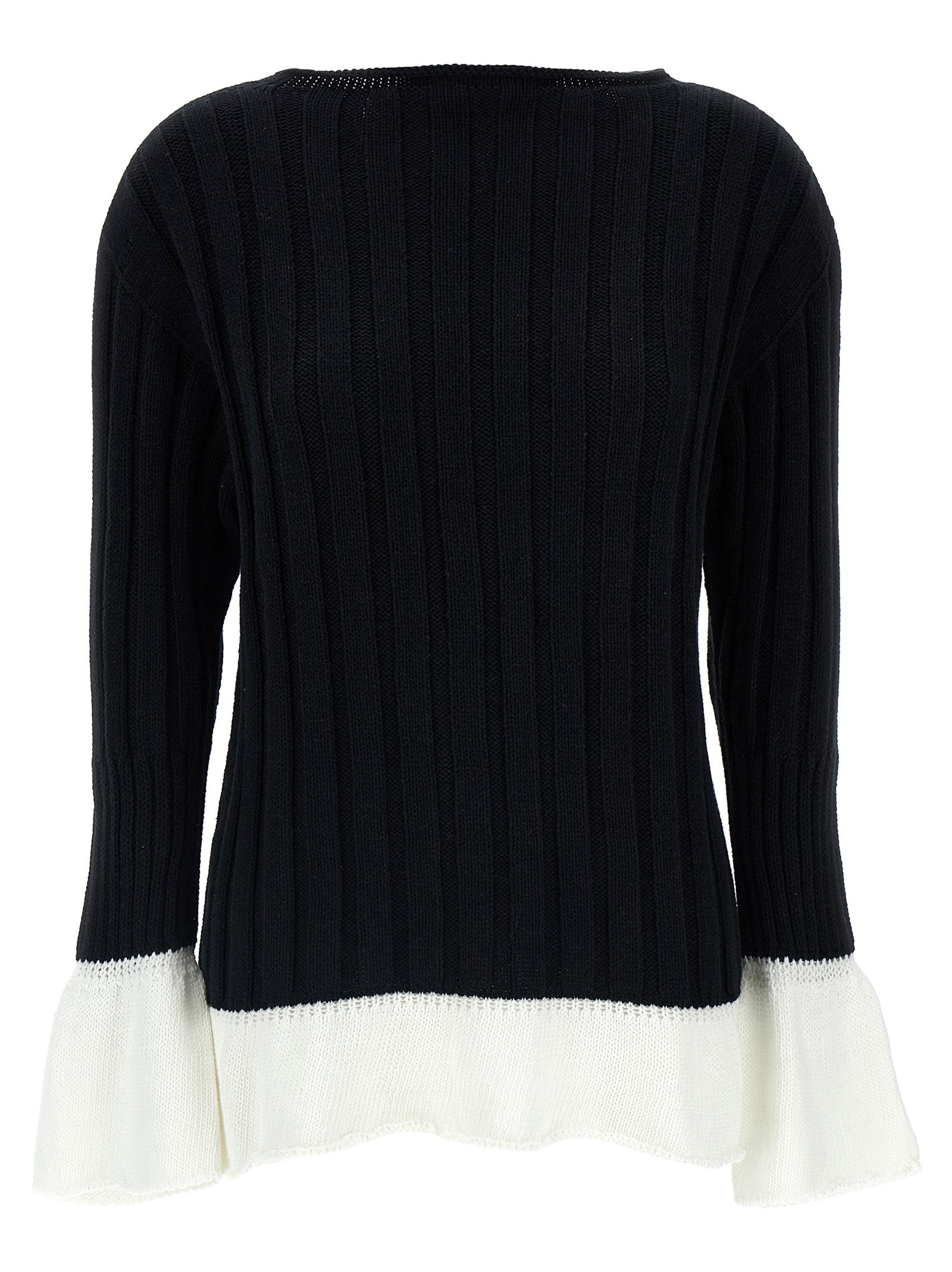 Issey Miyake Bicolor Cotton Cardigan
