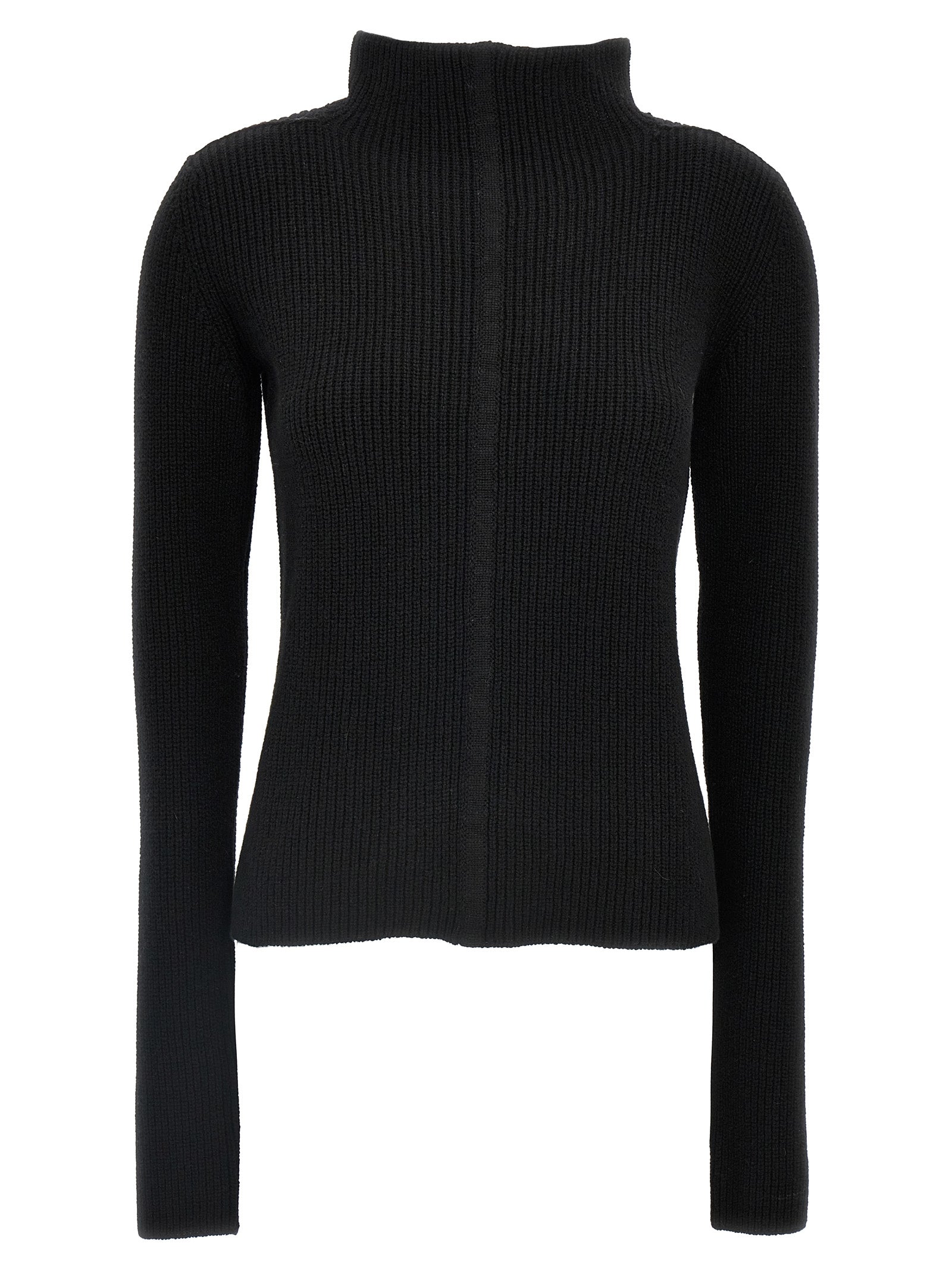 Rick Owens Black Cashmere Cardigan