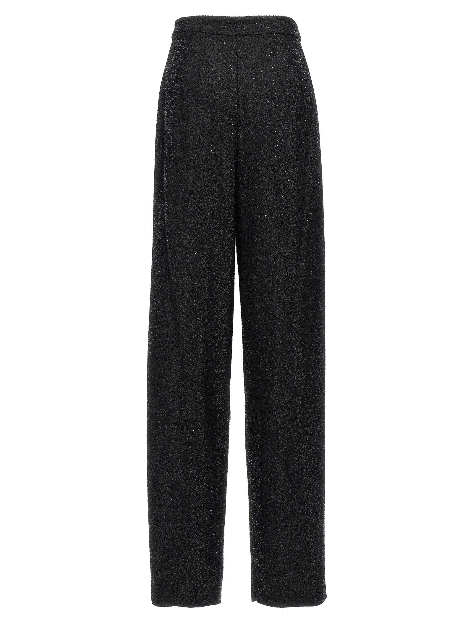 Max Mara Black Viscose Dress Pants
