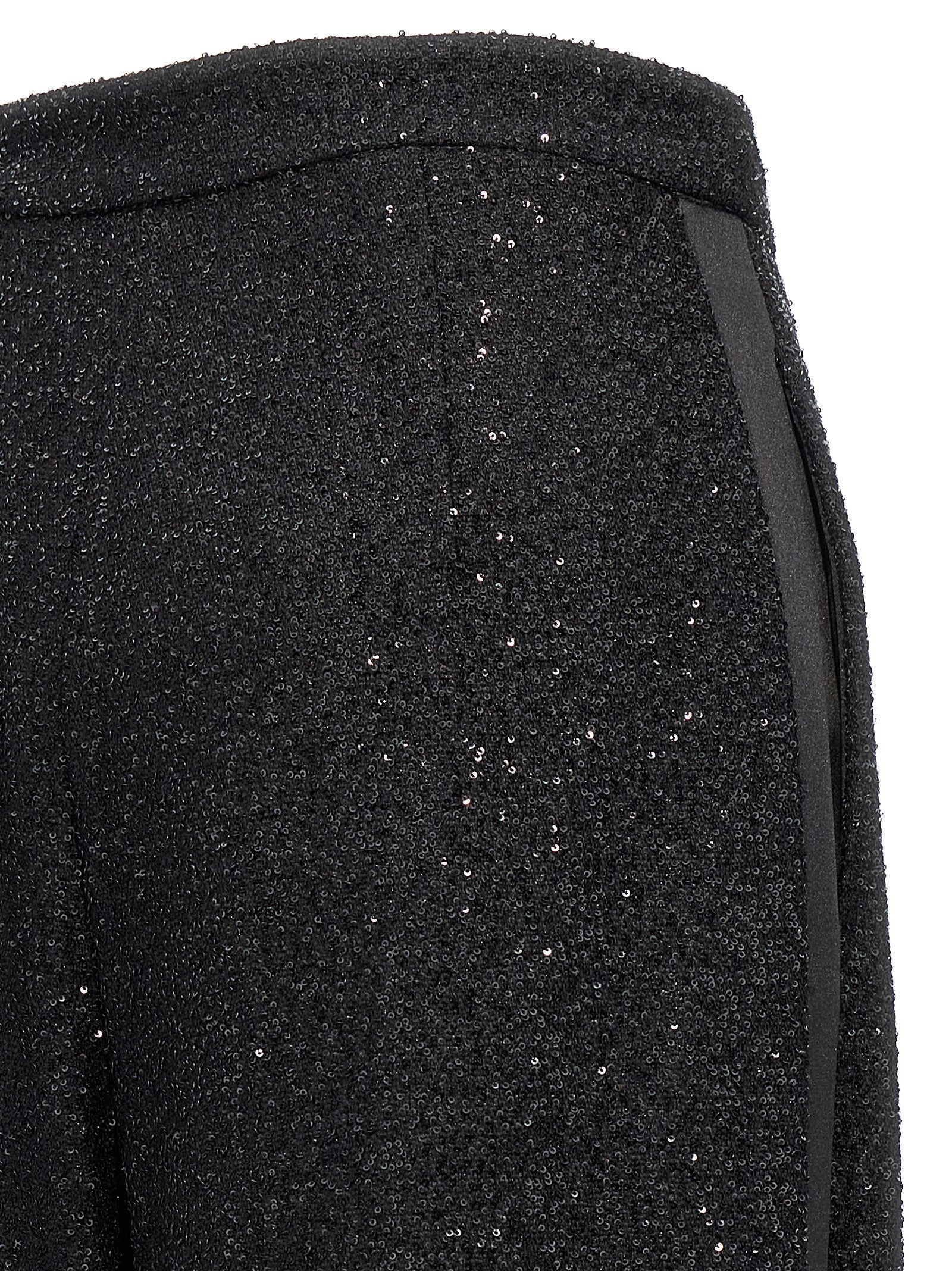 Max Mara Black Viscose Dress Pants