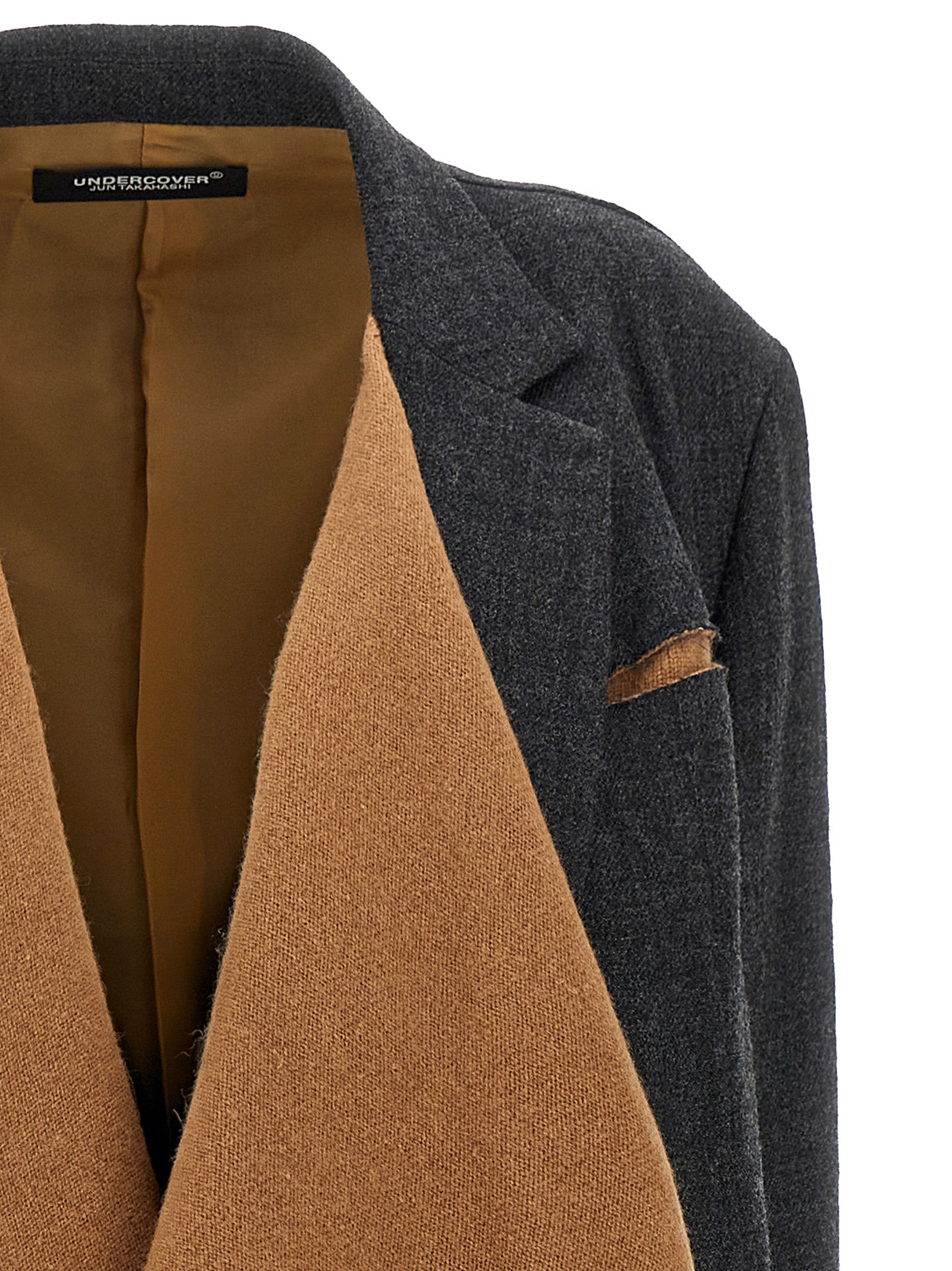 Undercover Multicolor Wool Coat
