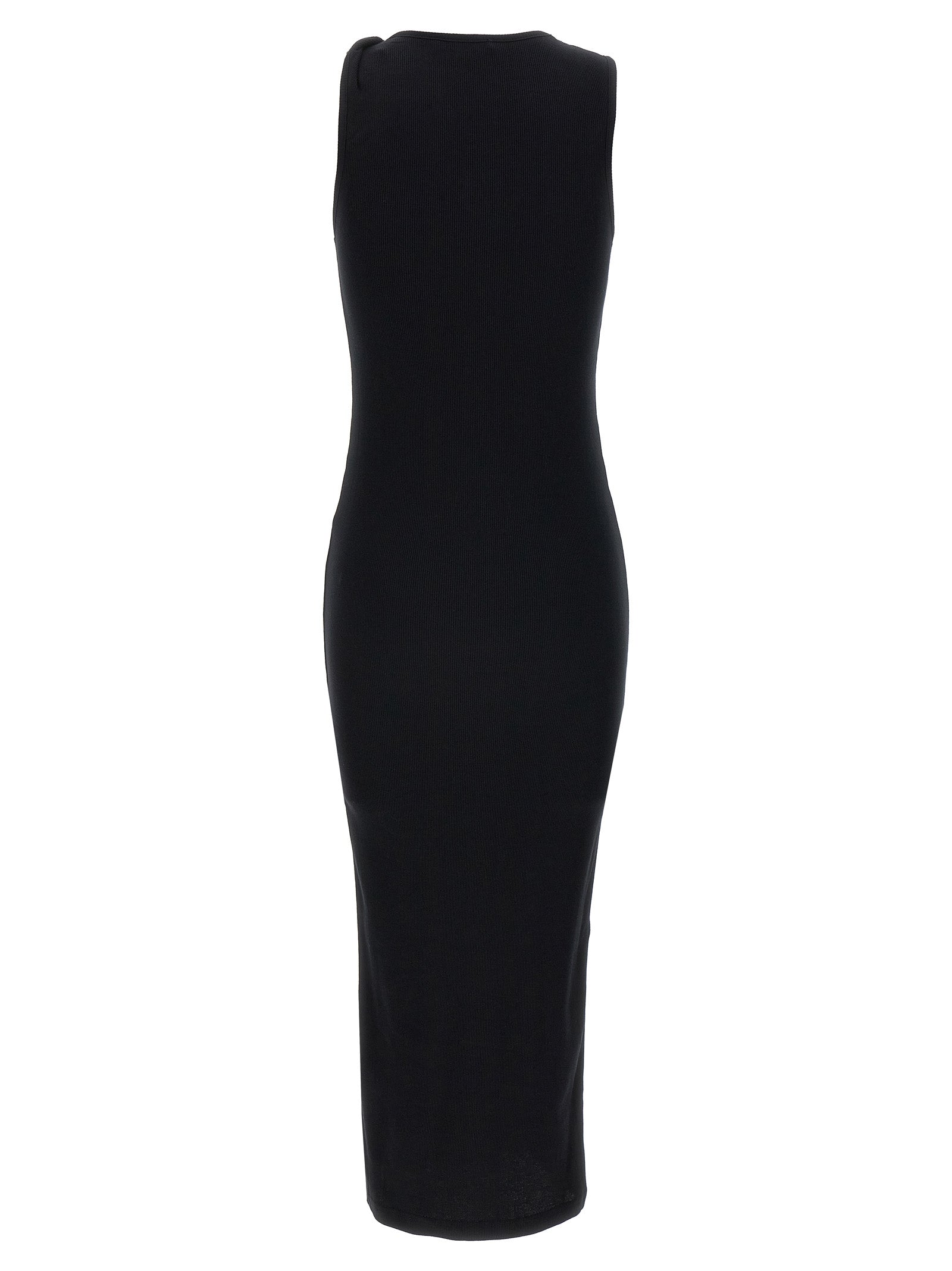 J.W.Anderson Black Cotton Midi Dress